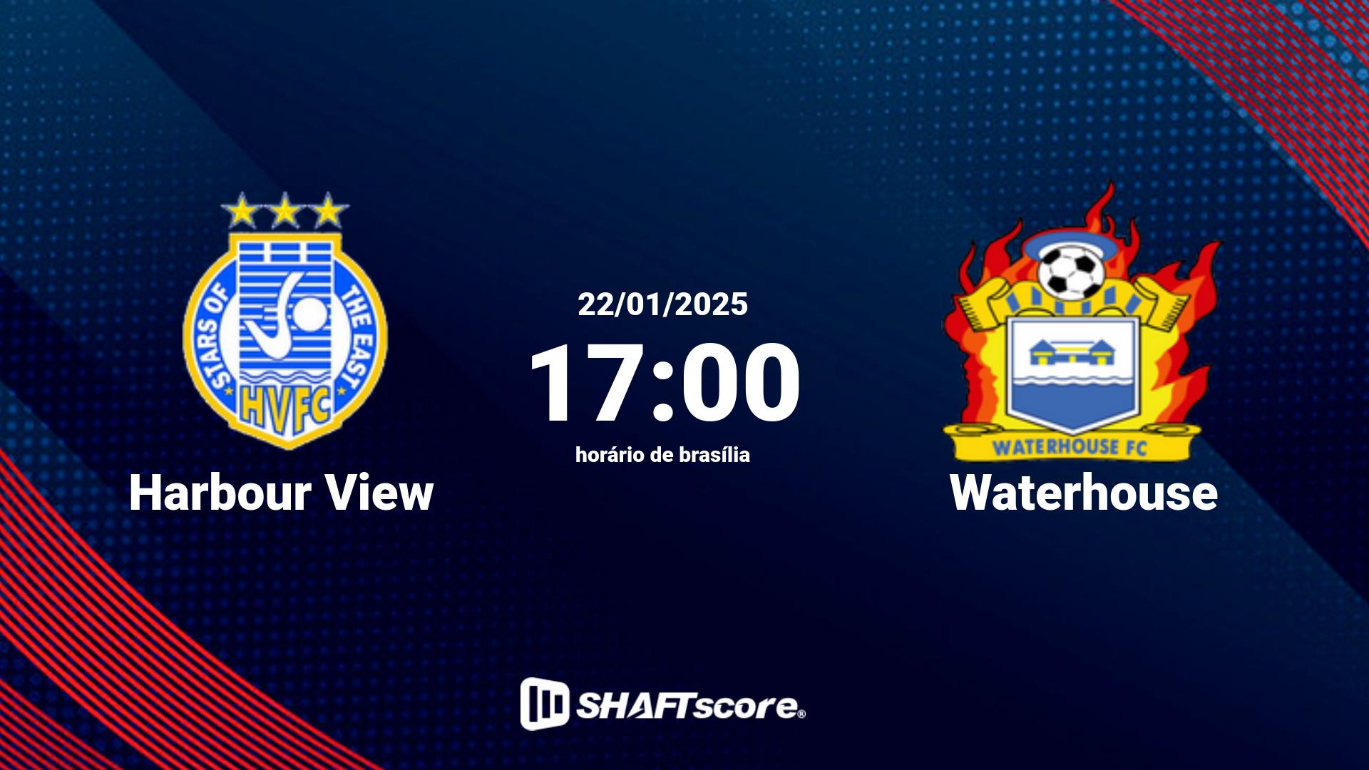 Estatísticas do jogo Harbour View vs Waterhouse 22.01 17:00