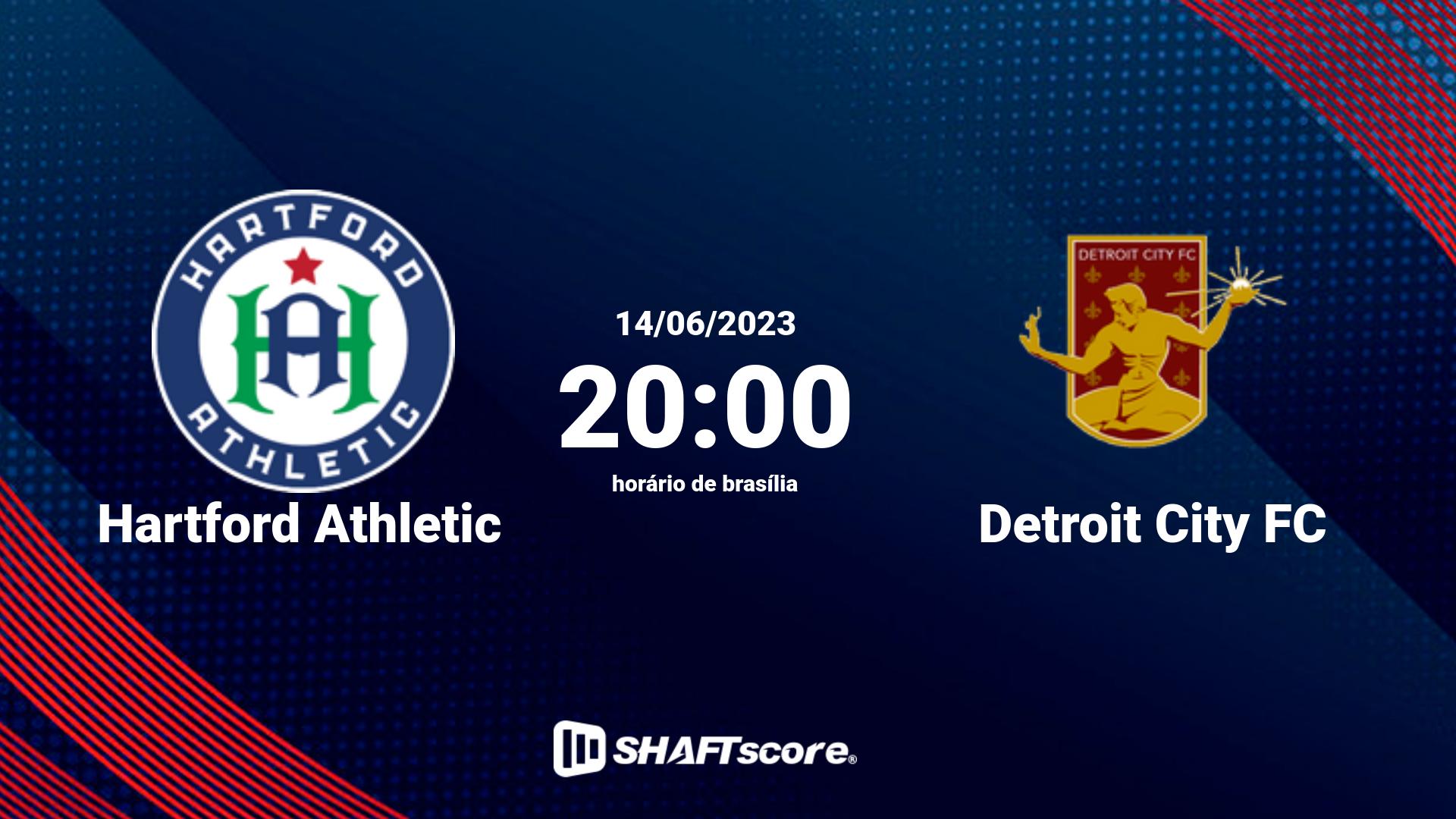 Estatísticas do jogo Hartford Athletic vs Detroit City FC 14.06 20:00