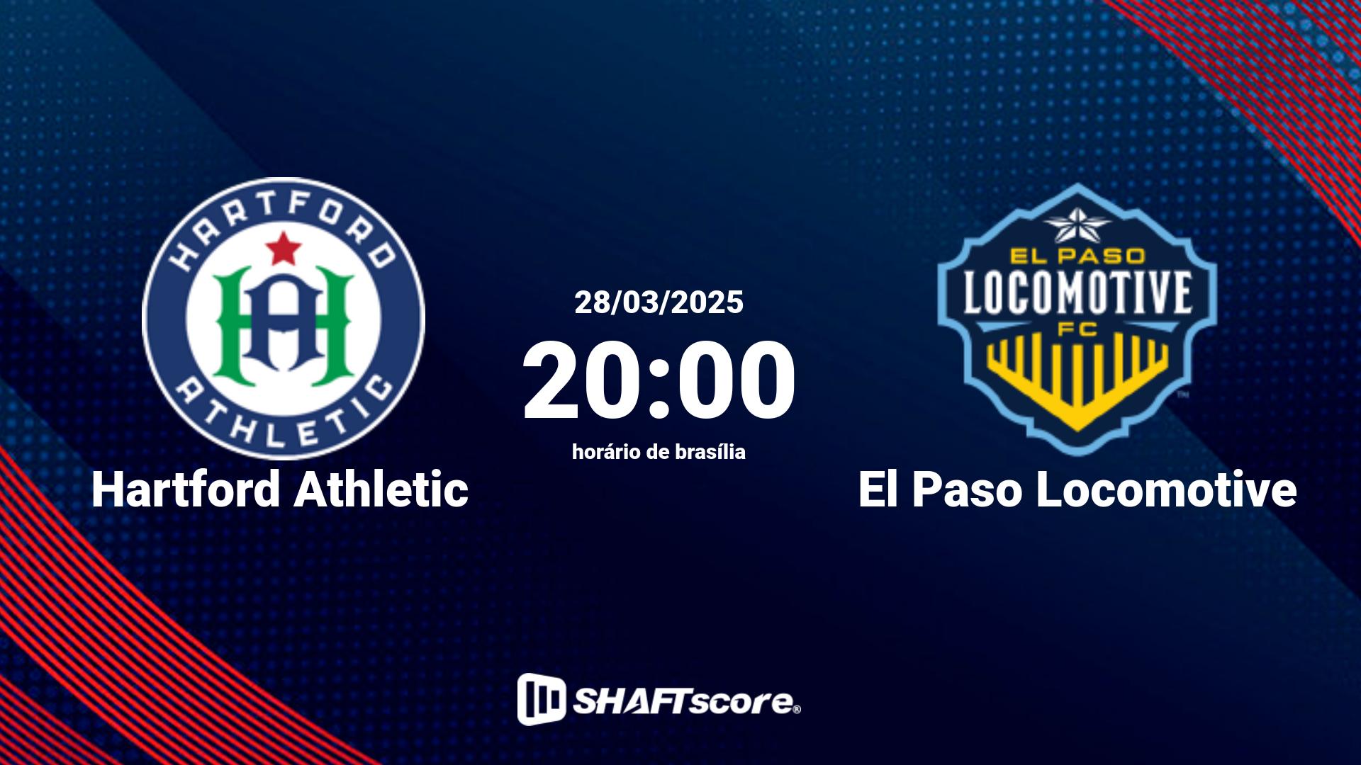 Estatísticas do jogo Hartford Athletic vs El Paso Locomotive 28.03 20:00