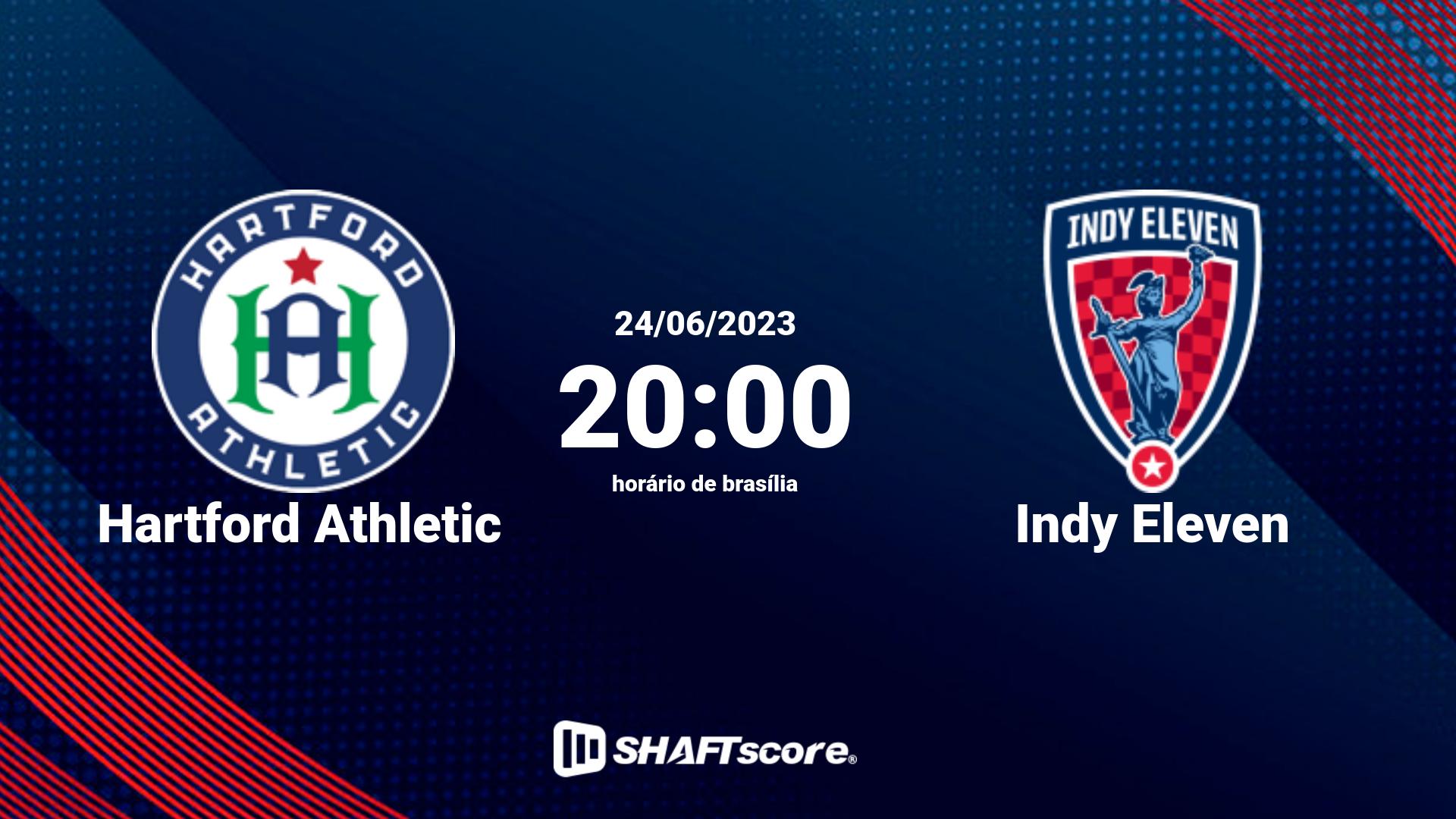 Estatísticas do jogo Hartford Athletic vs Indy Eleven 24.06 20:00