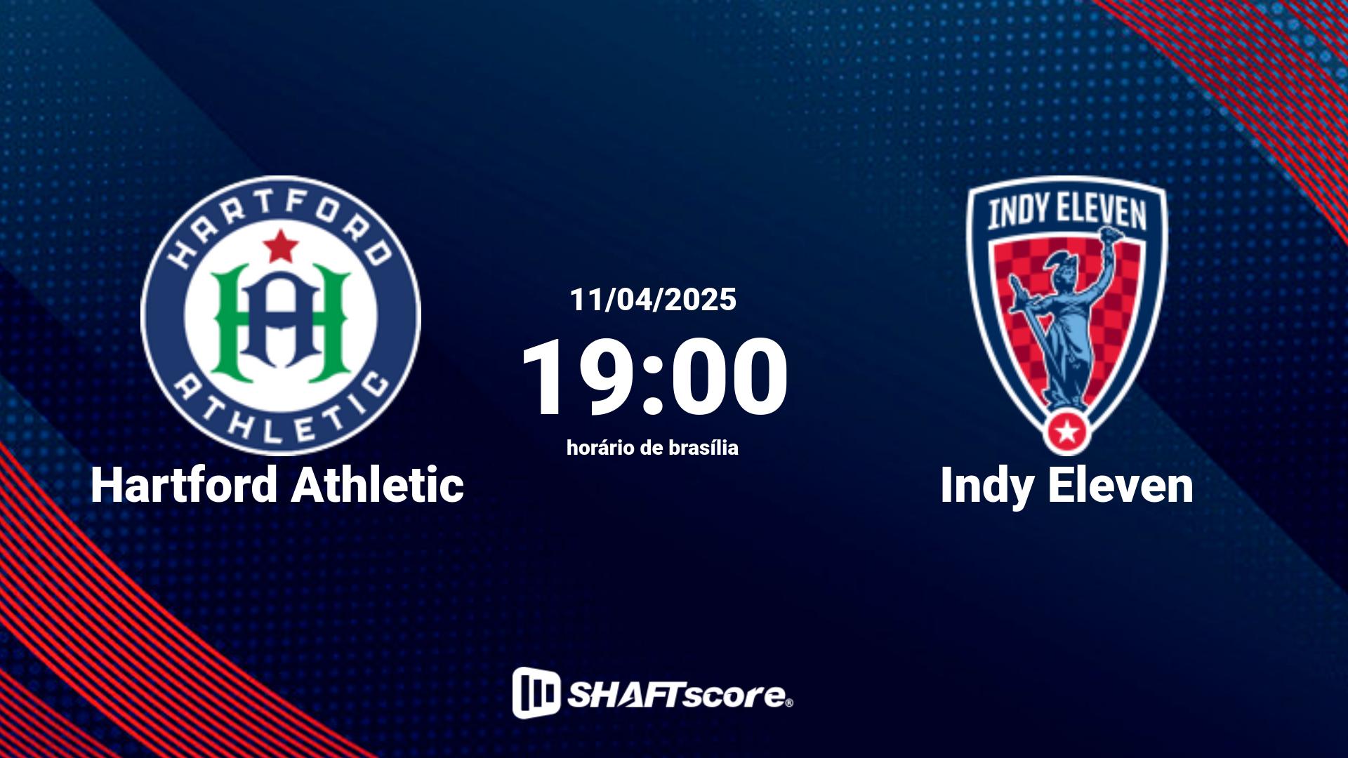 Estatísticas do jogo Hartford Athletic vs Indy Eleven 11.04 19:00