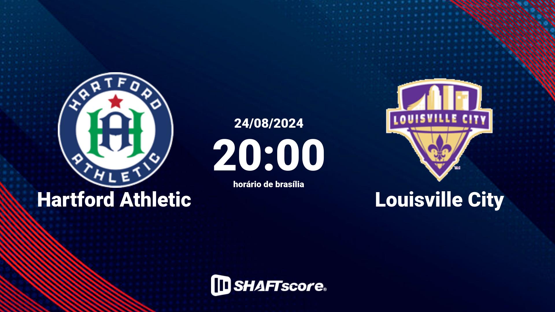 Estatísticas do jogo Hartford Athletic vs Louisville City 24.08 20:00