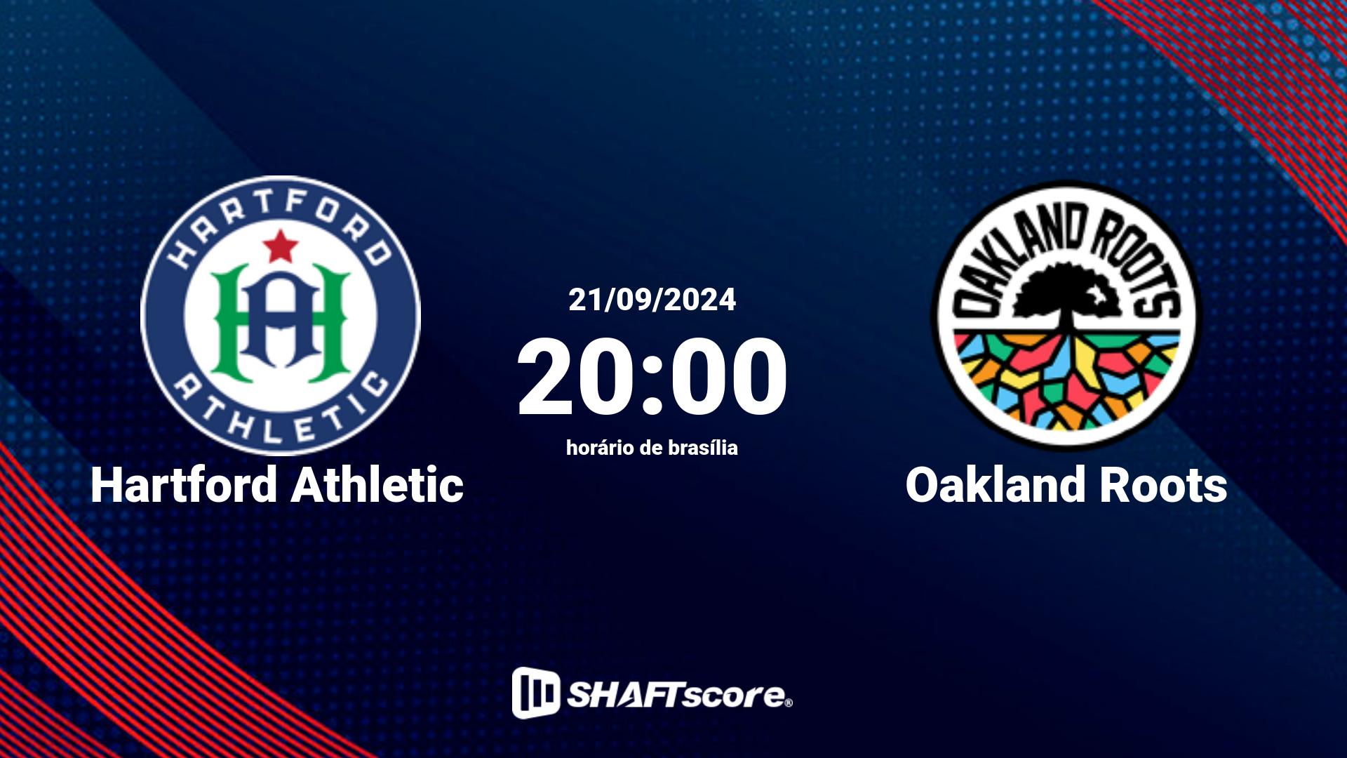 Estatísticas do jogo Hartford Athletic vs Oakland Roots 21.09 20:00