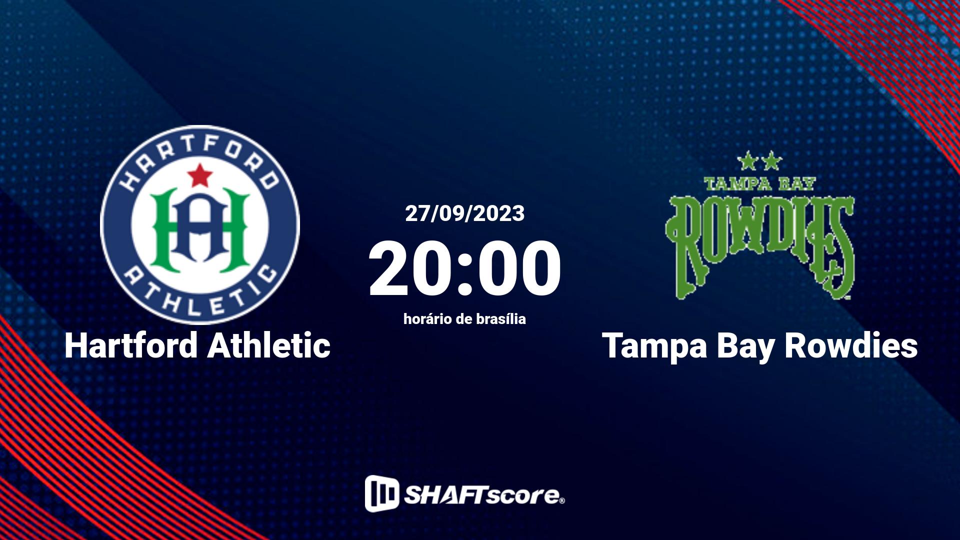 Estatísticas do jogo Hartford Athletic vs Tampa Bay Rowdies 27.09 20:00