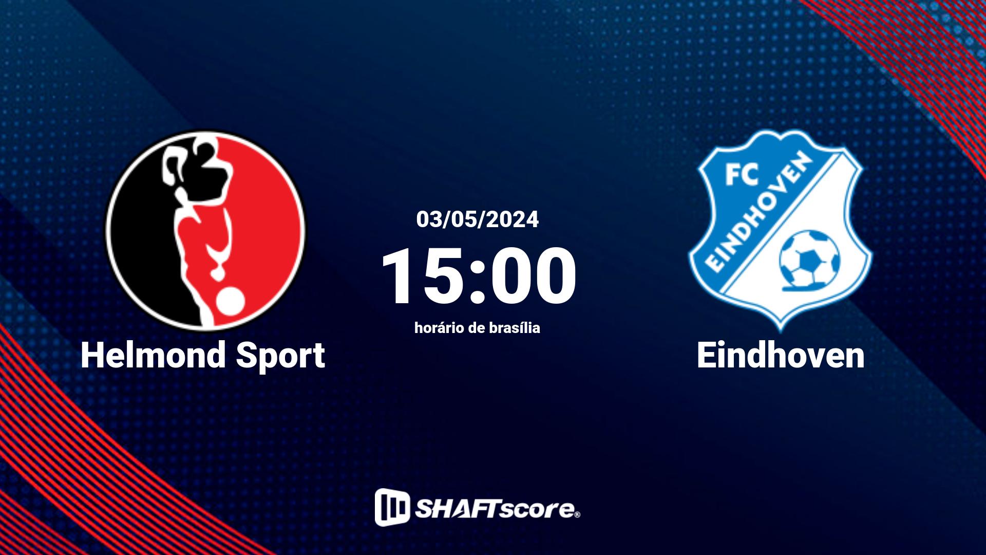 Estatísticas do jogo Helmond Sport vs Eindhoven 03.05 15:00