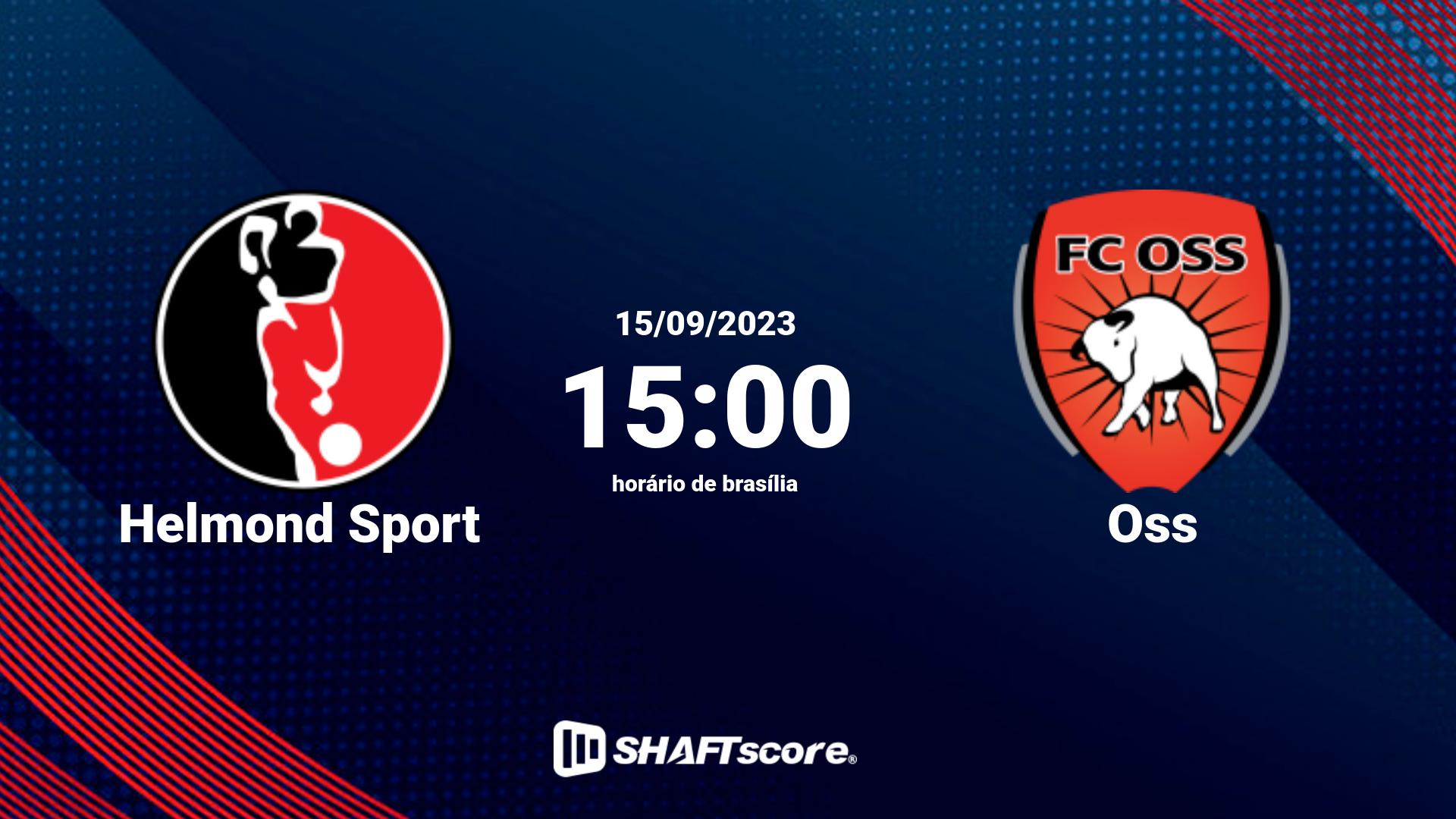 Estatísticas do jogo Helmond Sport vs Oss 15.09 15:00