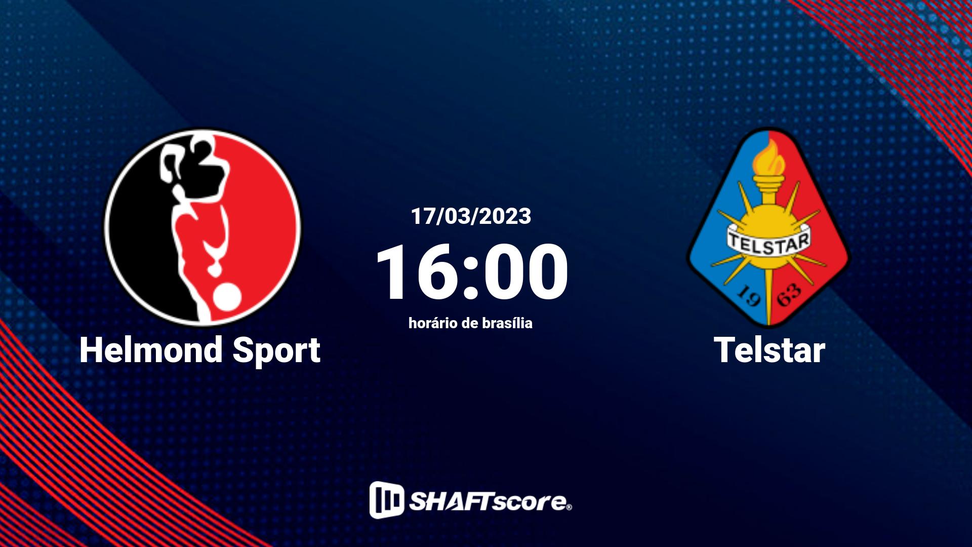 Estatísticas do jogo Helmond Sport vs Telstar 17.03 16:00