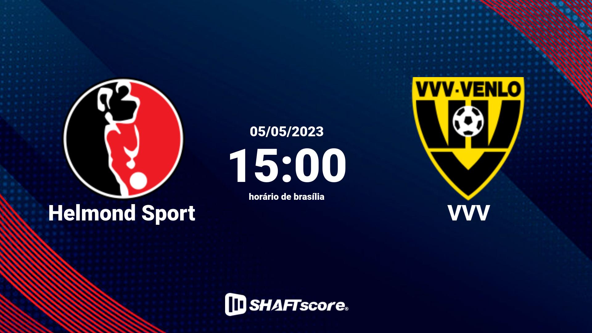 Estatísticas do jogo Helmond Sport vs VVV 05.05 15:00