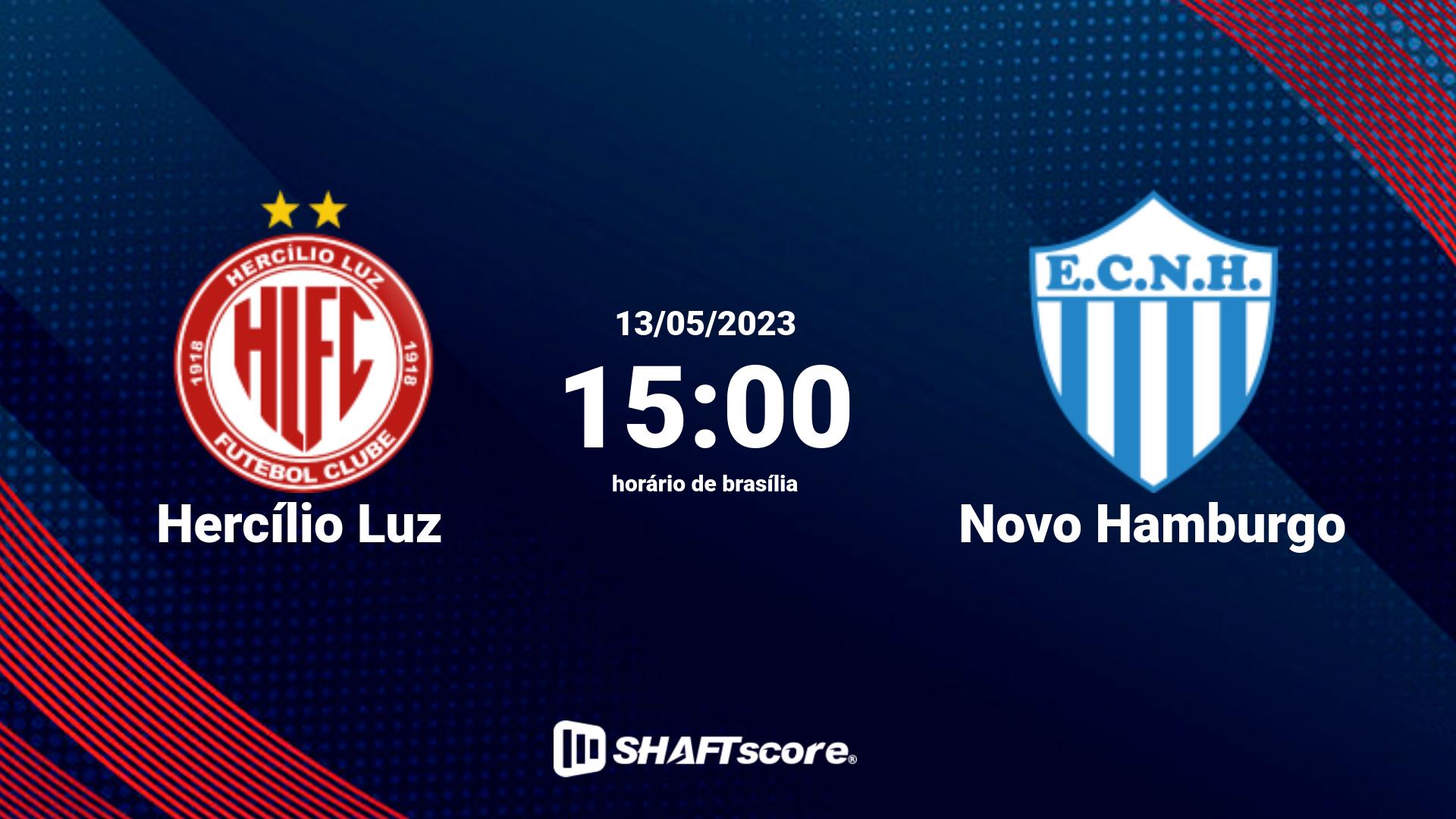 Estatísticas do jogo Hercílio Luz vs Novo Hamburgo 13.05 15:00