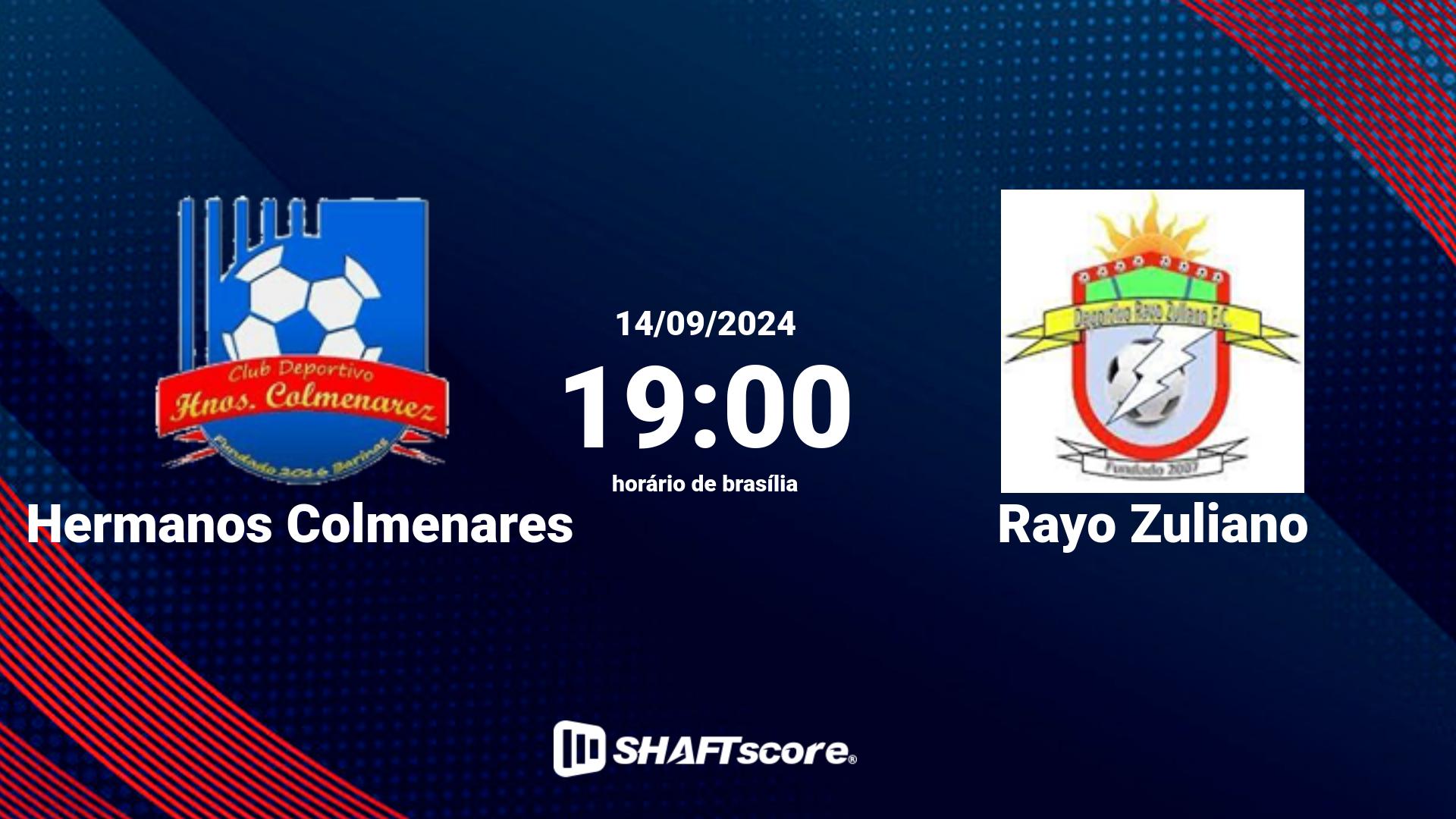 Estatísticas do jogo Hermanos Colmenares vs Rayo Zuliano 14.09 19:00