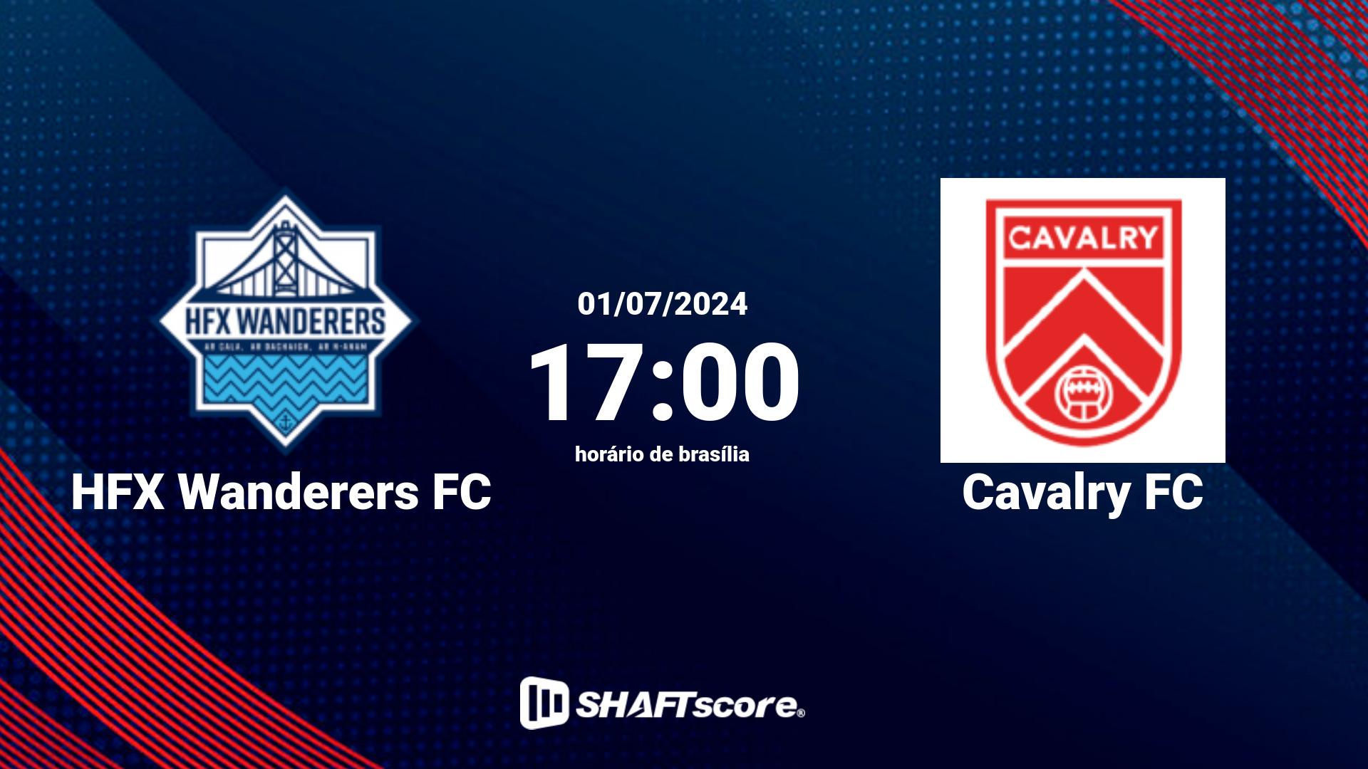 Estatísticas do jogo HFX Wanderers FC vs Cavalry FC 01.07 17:00