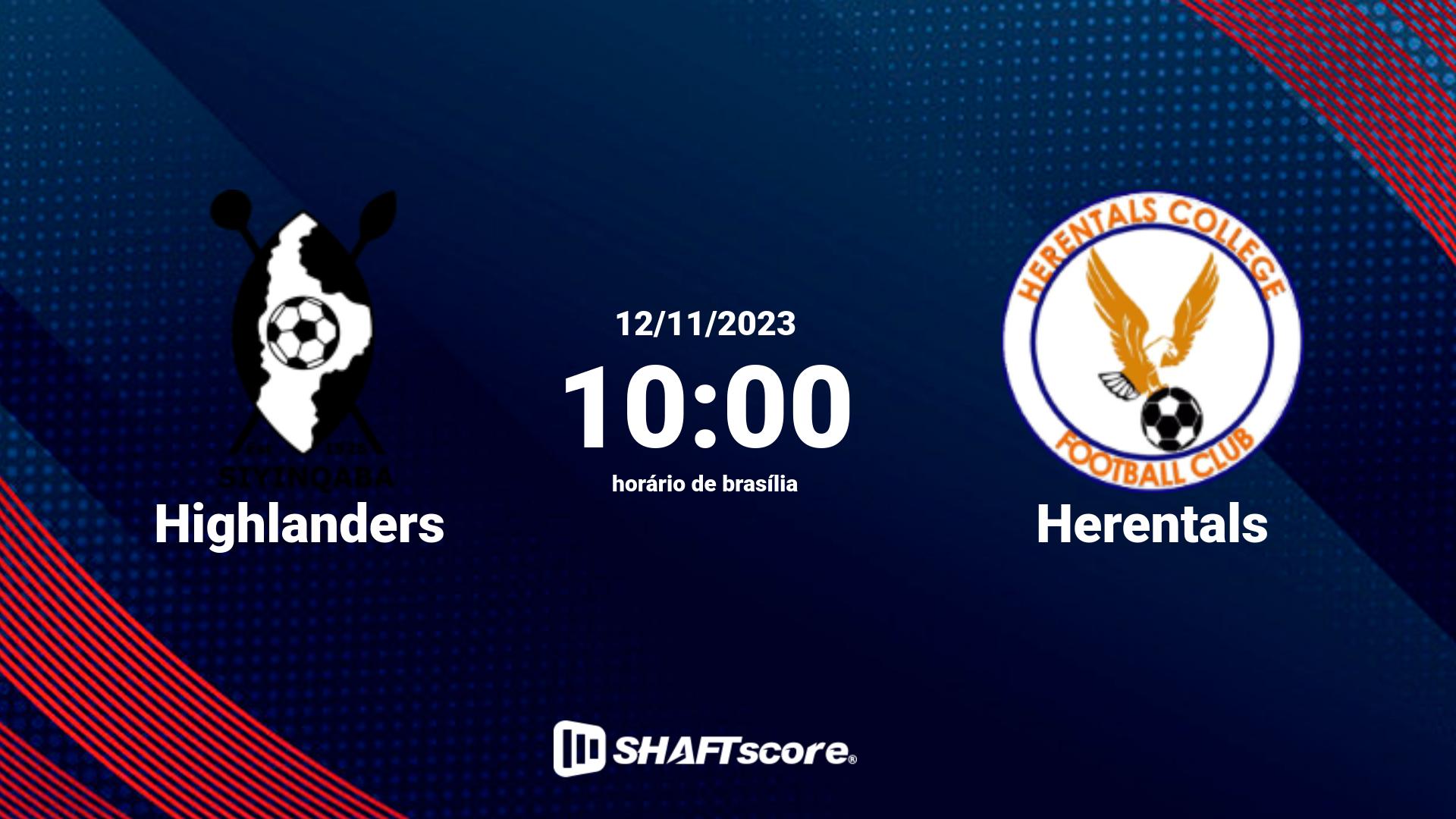 Estatísticas do jogo Highlanders vs Herentals 12.11 10:00