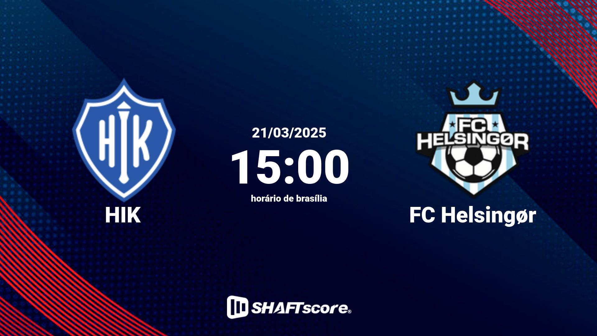 Estatísticas do jogo HIK vs FC Helsingør 21.03 15:00