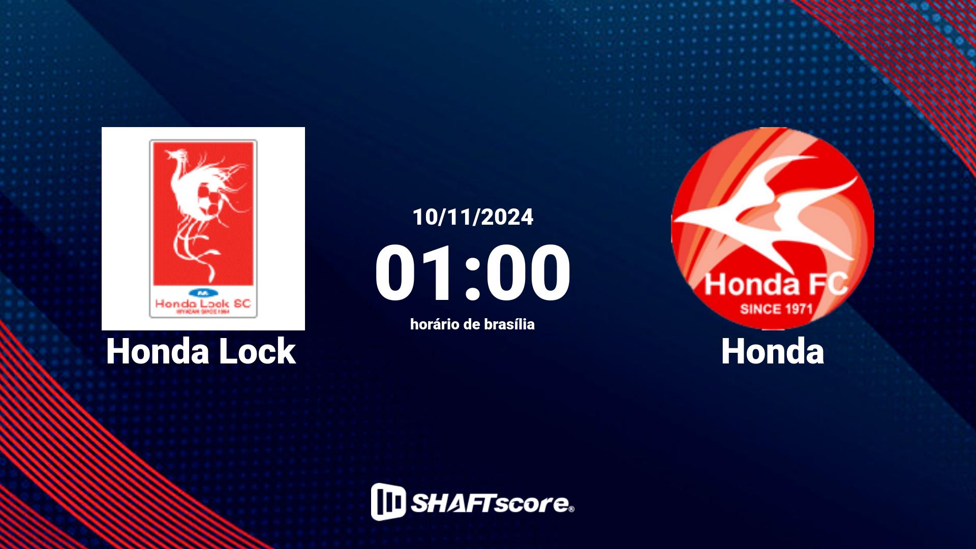 Estatísticas do jogo Honda Lock vs Honda 10.11 01:00