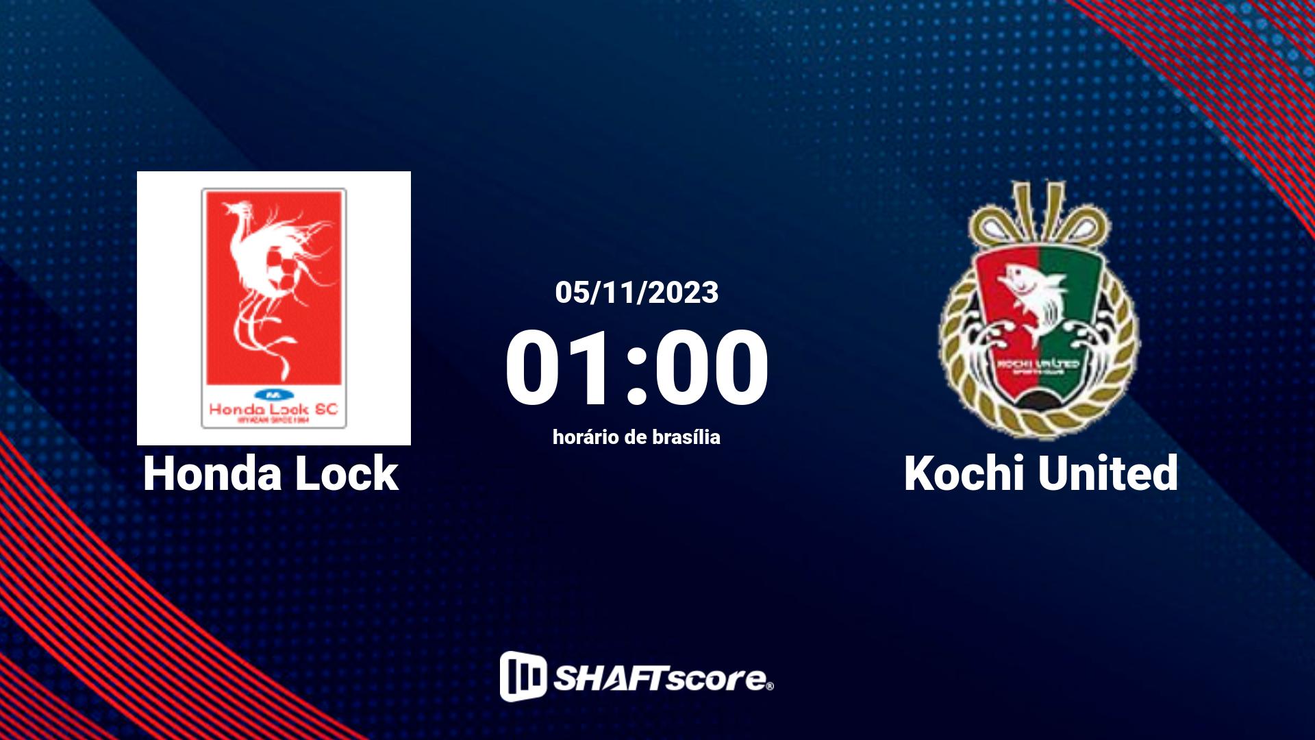 Estatísticas do jogo Honda Lock vs Kochi United 05.11 01:00