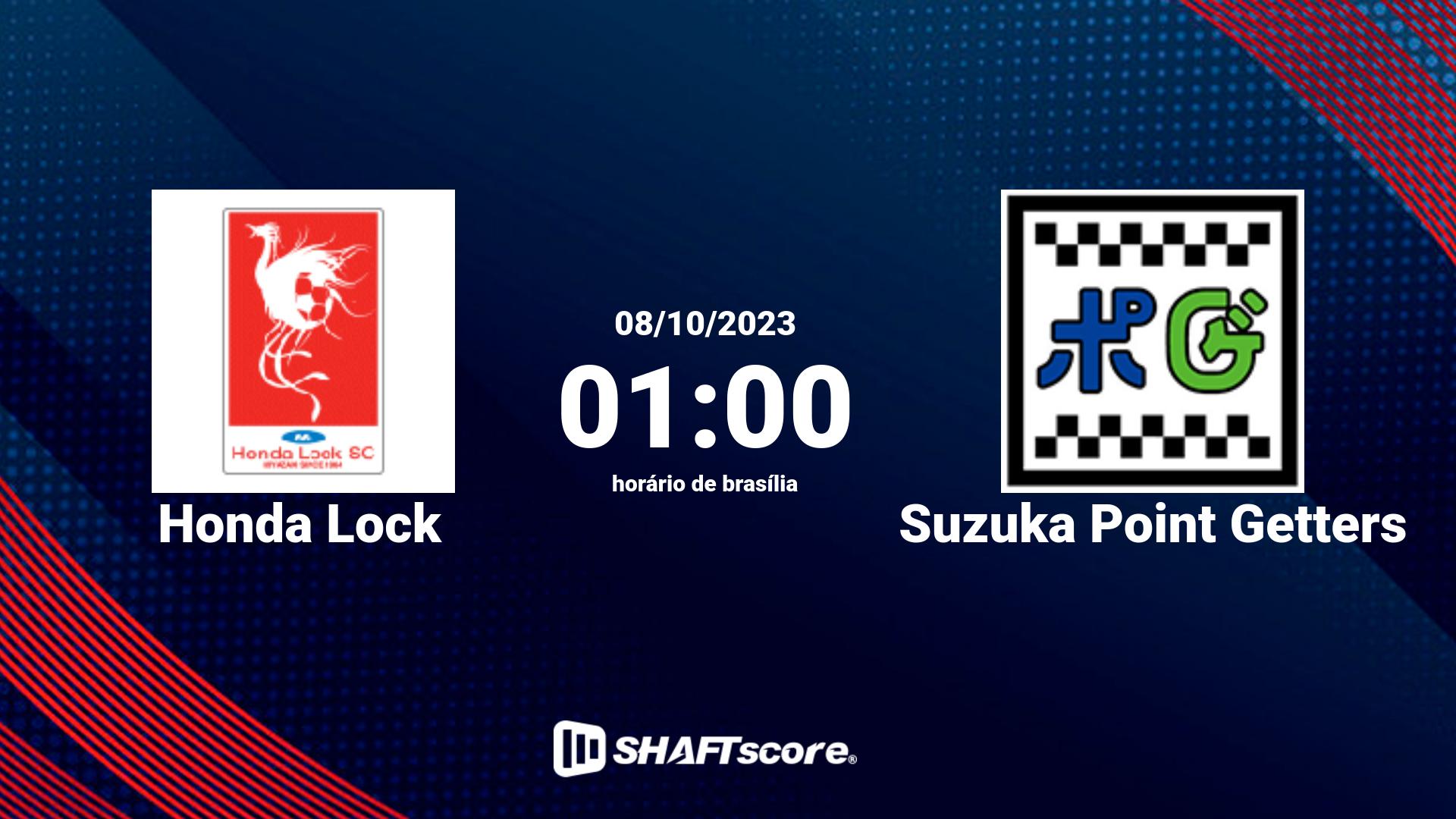 Estatísticas do jogo Honda Lock vs Suzuka Point Getters 08.10 01:00