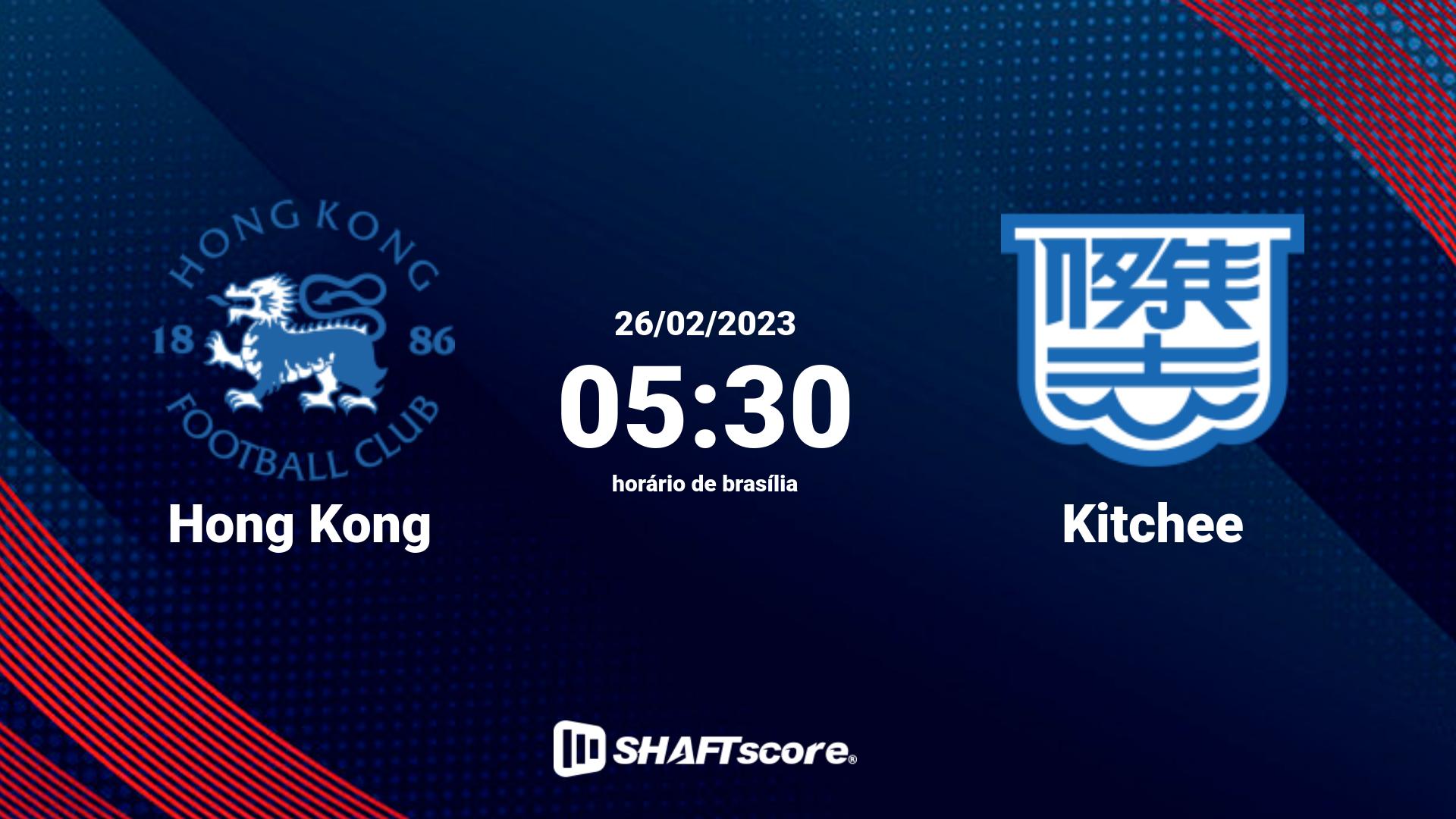 Estatísticas do jogo Hong Kong vs Kitchee 26.02 05:30