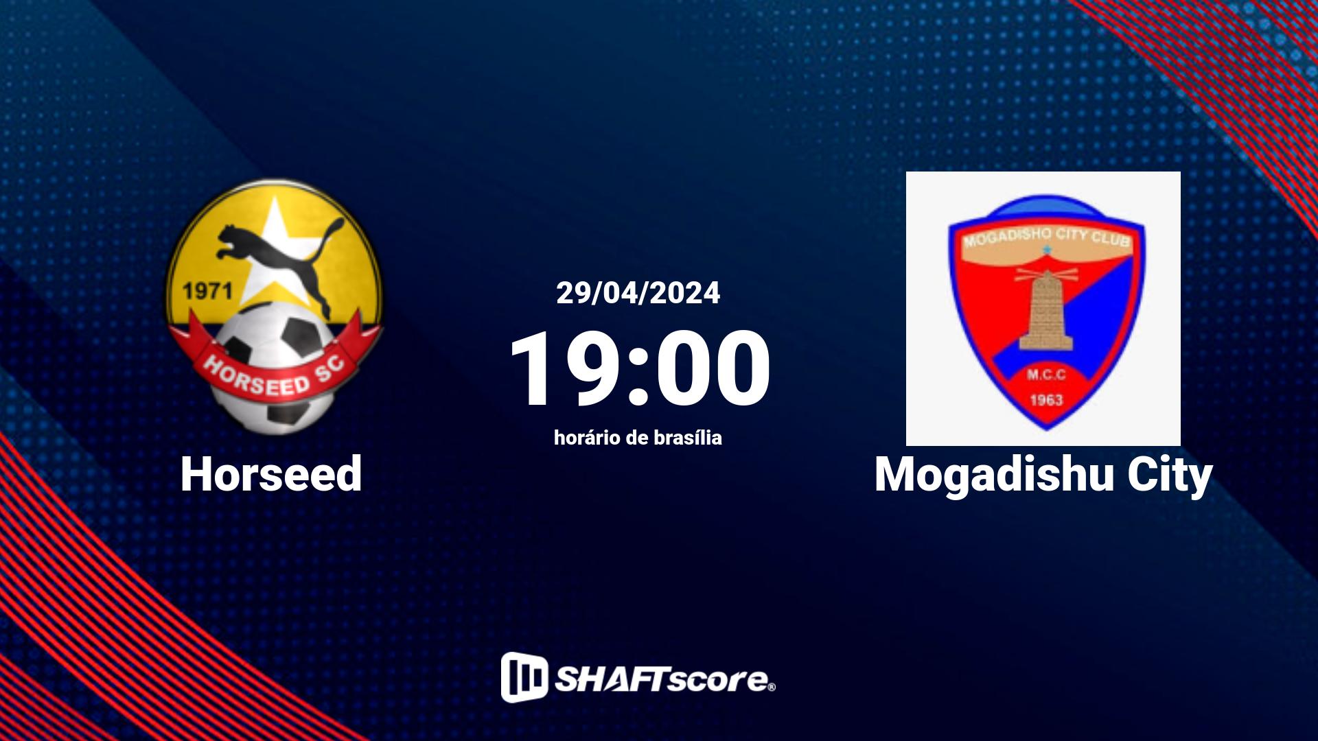 Estatísticas do jogo Horseed vs Mogadishu City 29.04 19:00