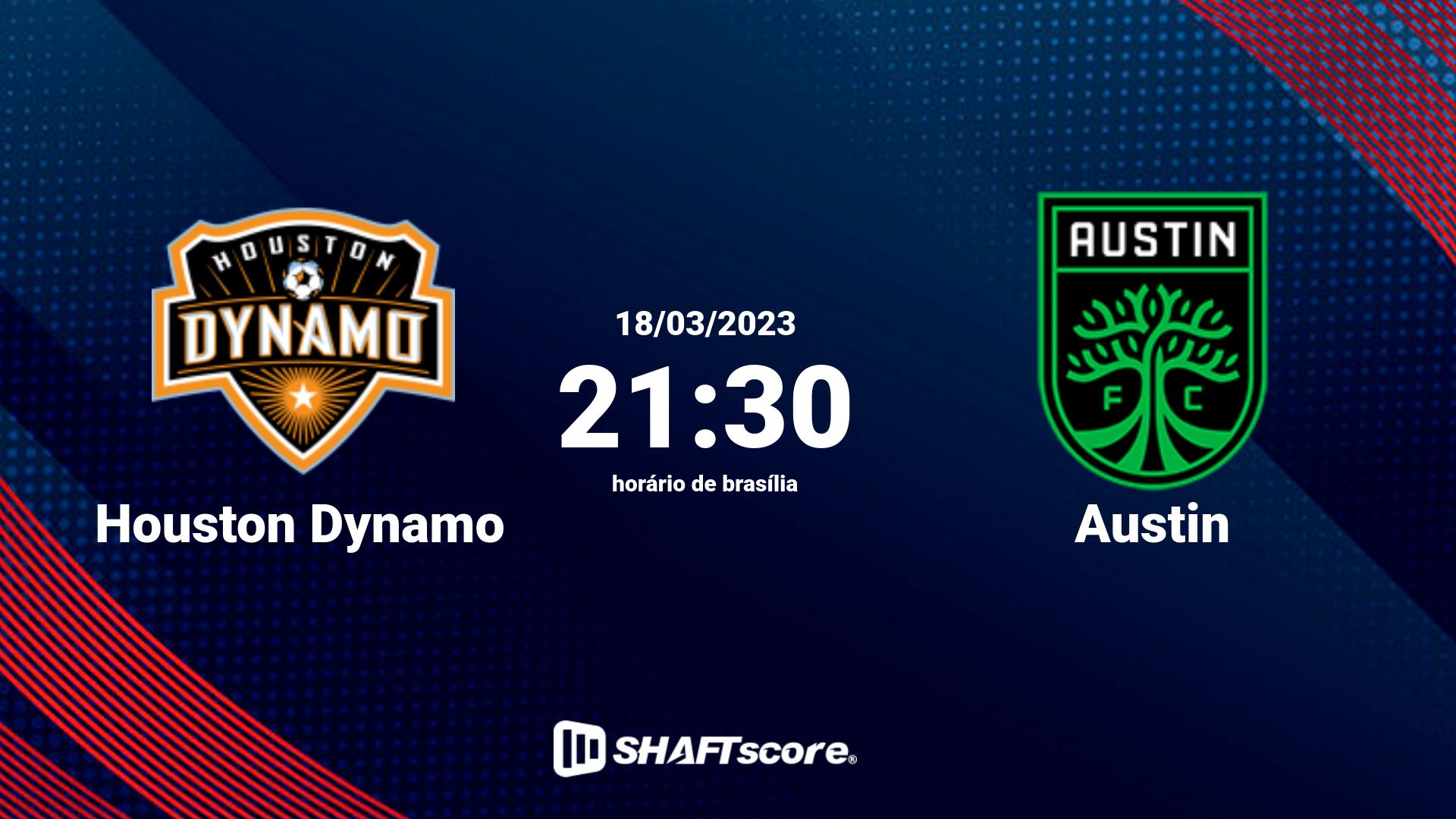 Estatísticas do jogo Houston Dynamo vs Austin 18.03 21:30