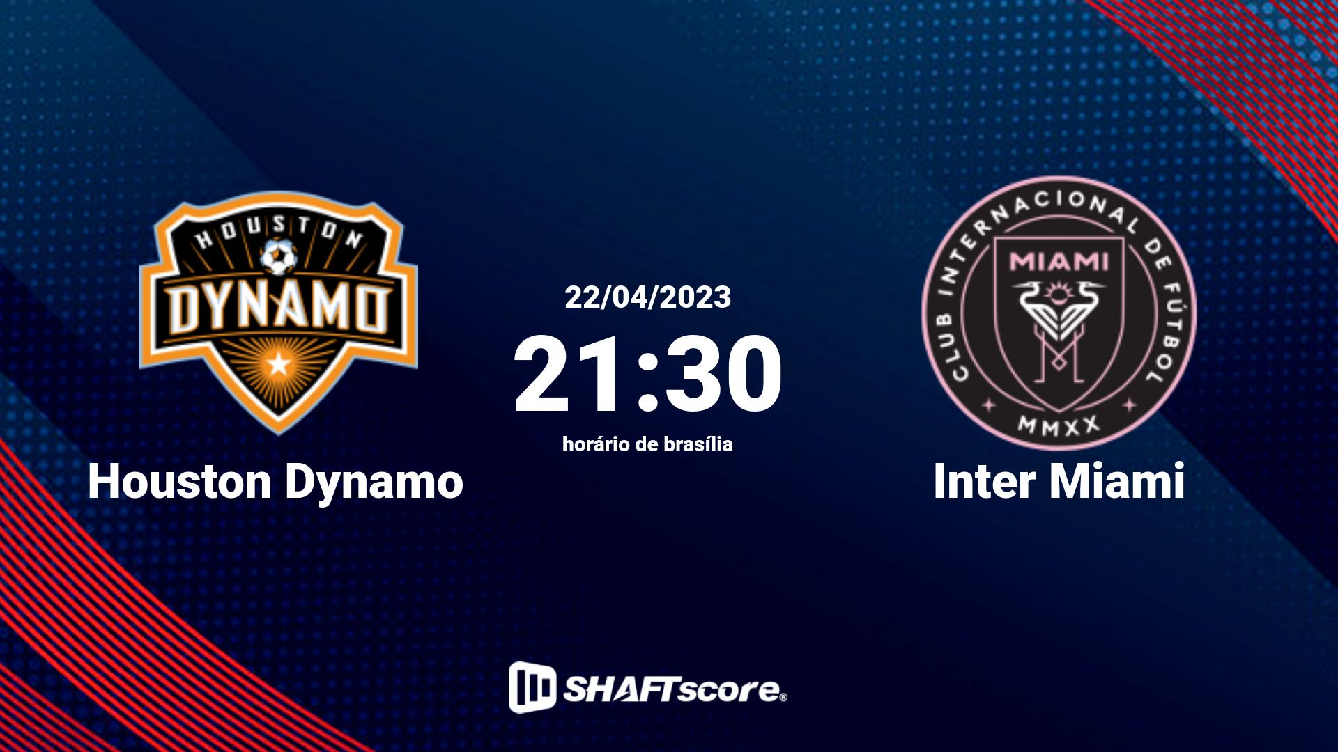 Estatísticas do jogo Houston Dynamo vs Inter Miami 22.04 21:30