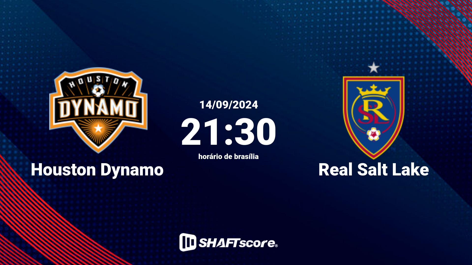 Estatísticas do jogo Houston Dynamo vs Real Salt Lake 14.09 21:30