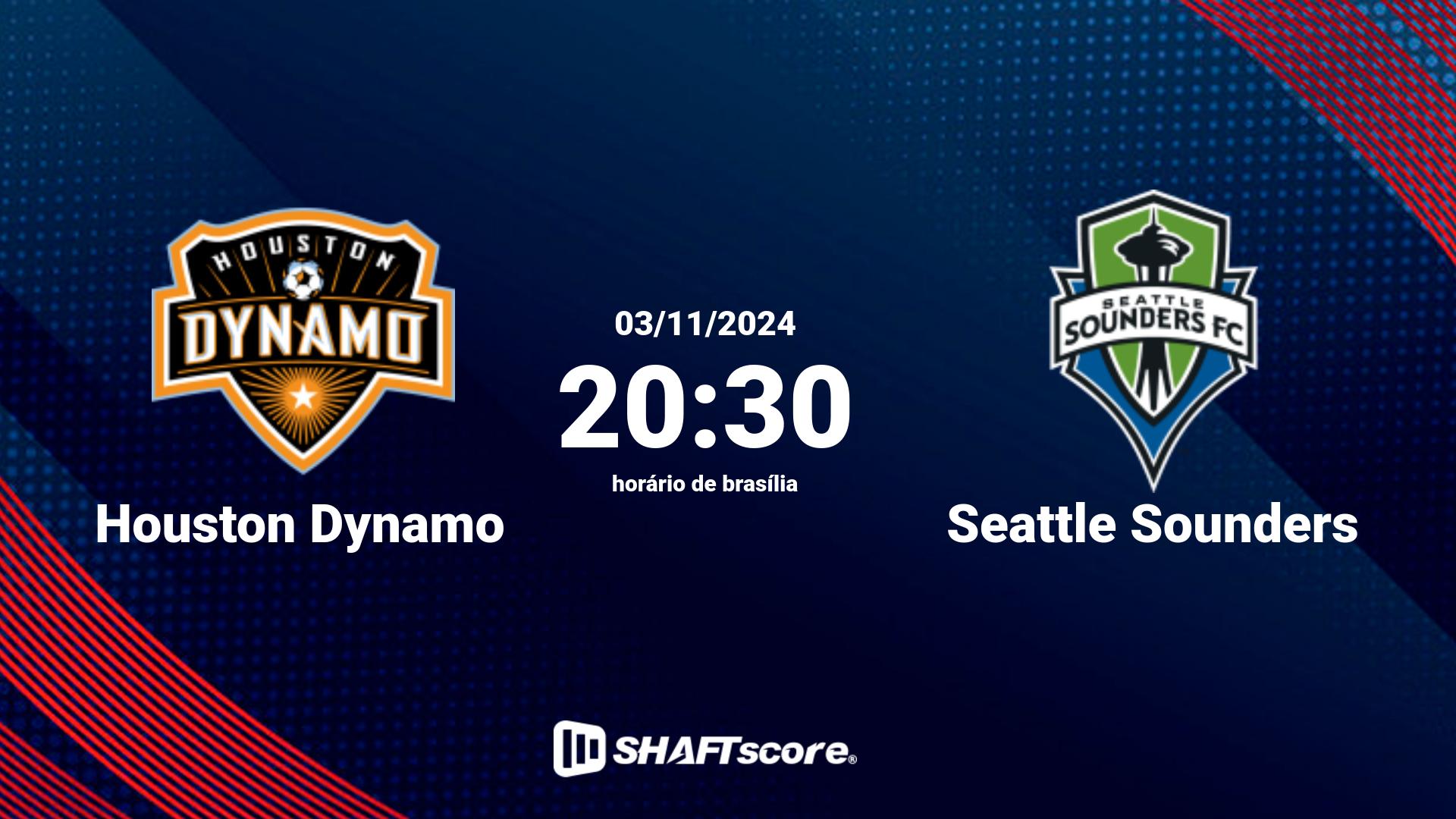 Estatísticas do jogo Houston Dynamo vs Seattle Sounders 03.11 20:30