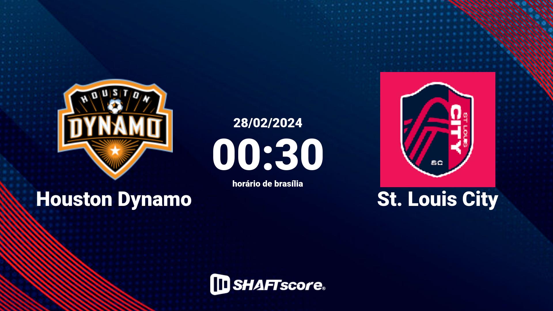 Estatísticas do jogo Houston Dynamo vs St. Louis City 28.02 00:30