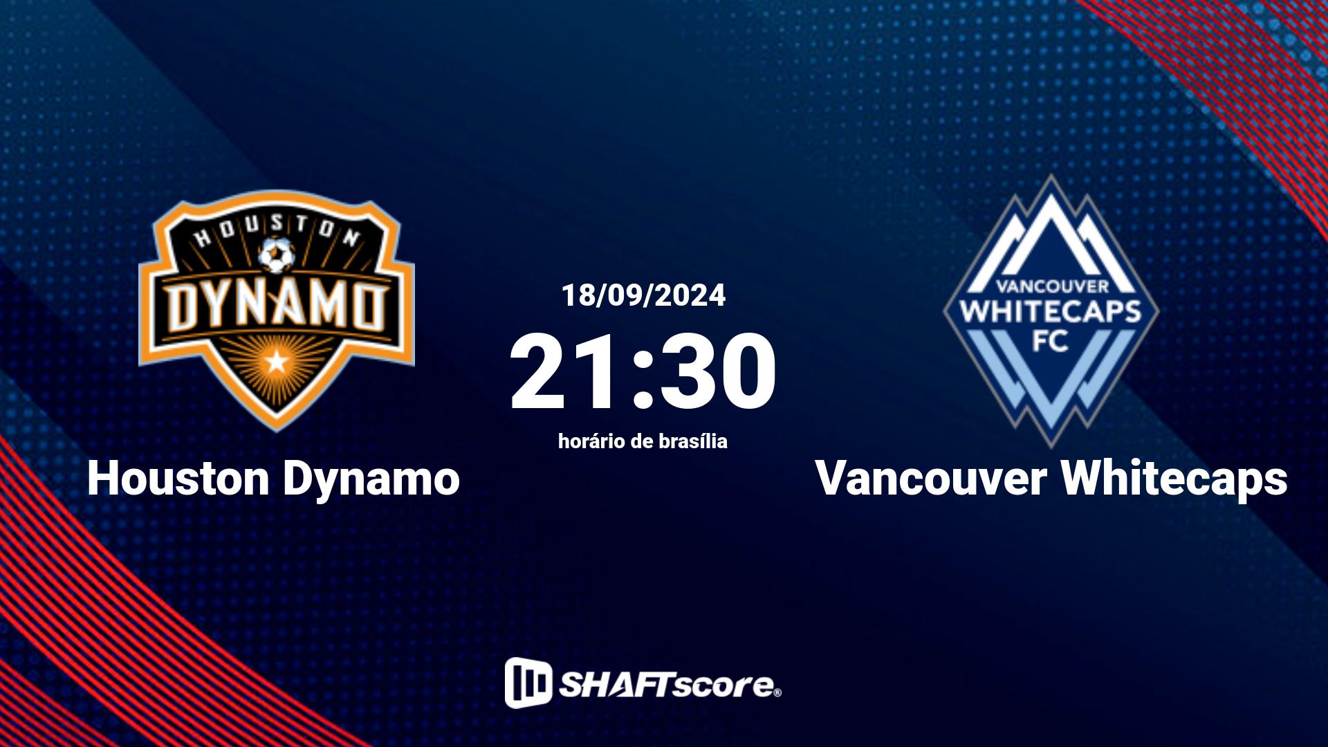 Estatísticas do jogo Houston Dynamo vs Vancouver Whitecaps 18.09 21:30