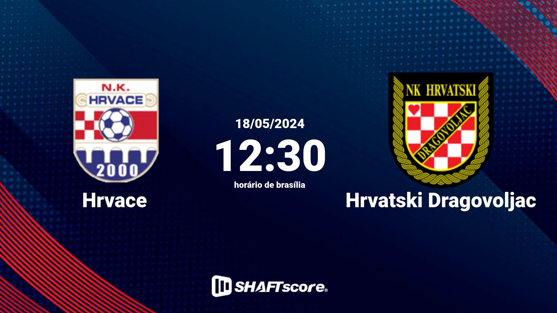 Estatísticas do jogo Hrvace vs Hrvatski Dragovoljac 18.05 12:30