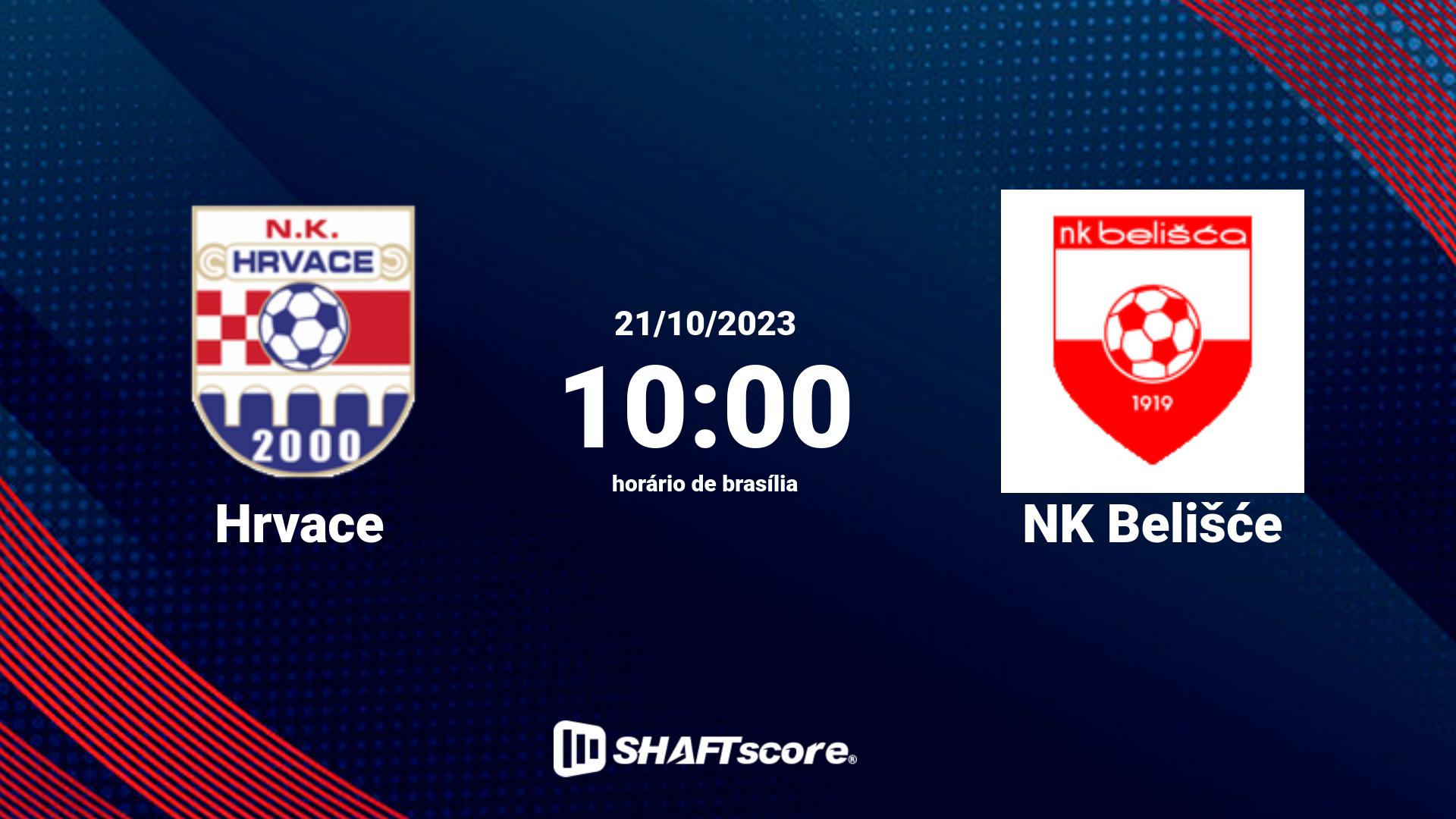 Estatísticas do jogo Hrvace vs NK Belišće 21.10 10:00