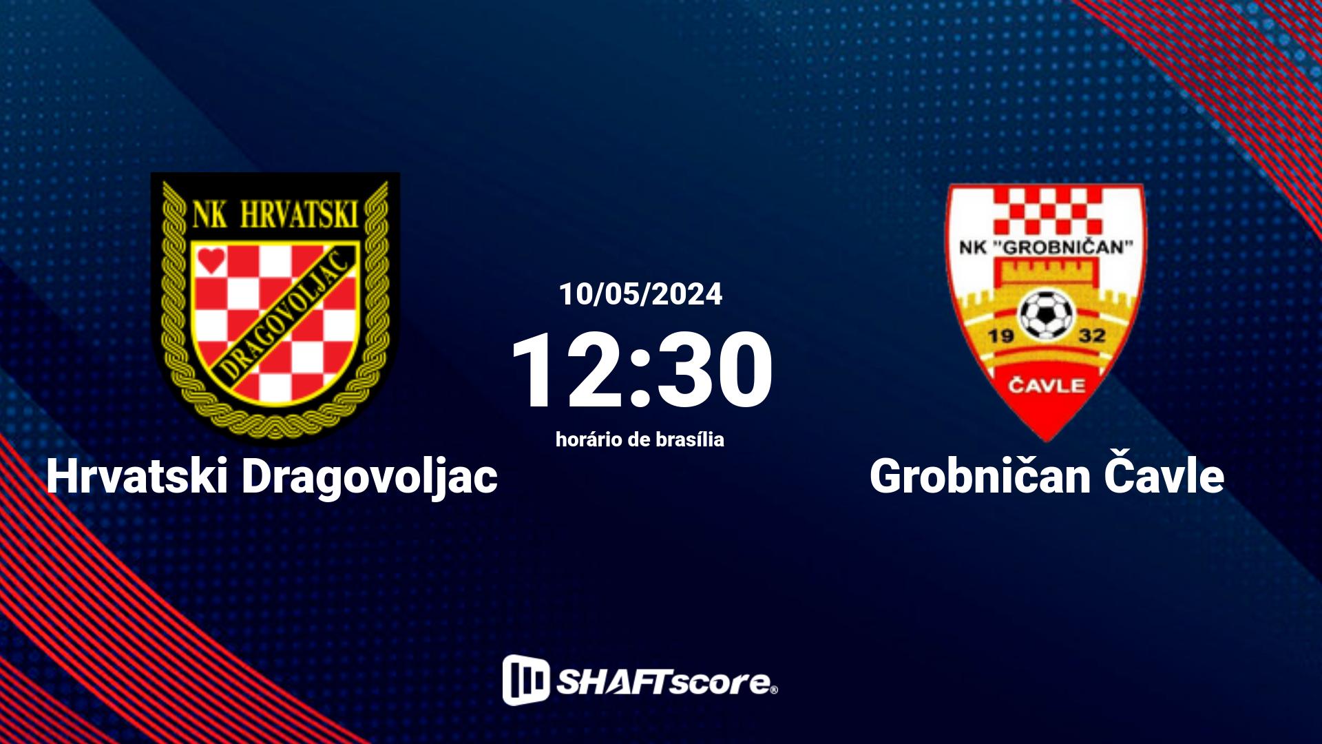 Estatísticas do jogo Hrvatski Dragovoljac vs Grobničan Čavle 10.05 12:30