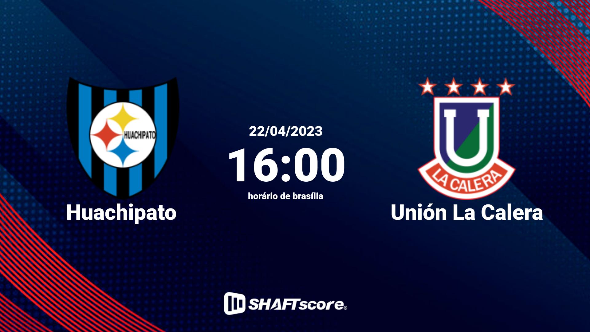 Estatísticas do jogo Huachipato vs Unión La Calera 22.04 16:00