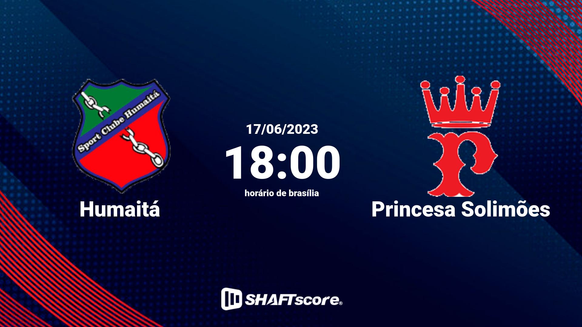 Estatísticas do jogo Humaitá vs Princesa Solimões 17.06 18:00