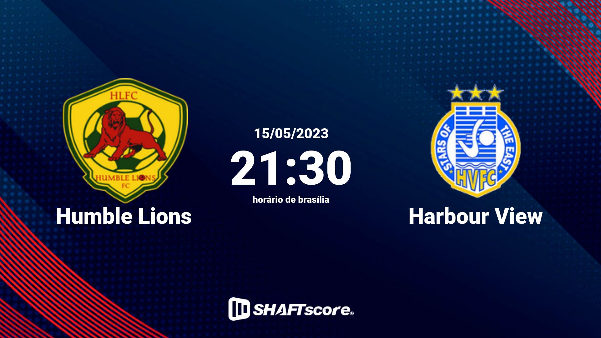 Estatísticas do jogo Humble Lions vs Harbour View 15.05 21:30