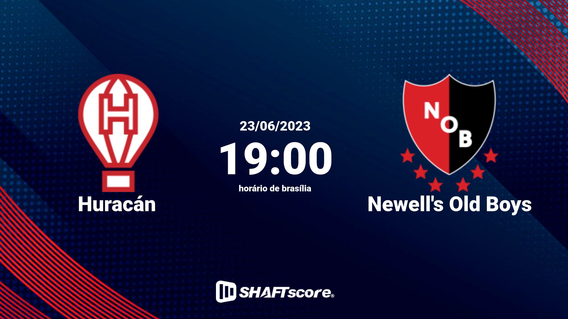 Estatísticas do jogo Huracán vs Newell's Old Boys 23.06 19:00