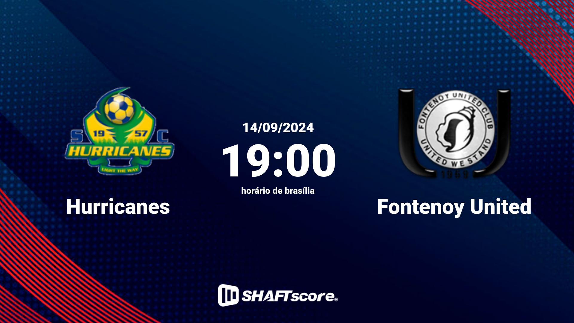 Estatísticas do jogo Hurricanes vs Fontenoy United 14.09 19:00