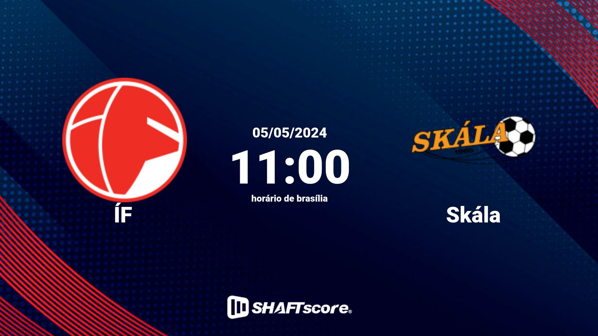 Estatísticas do jogo ÍF vs Skála 05.05 11:00