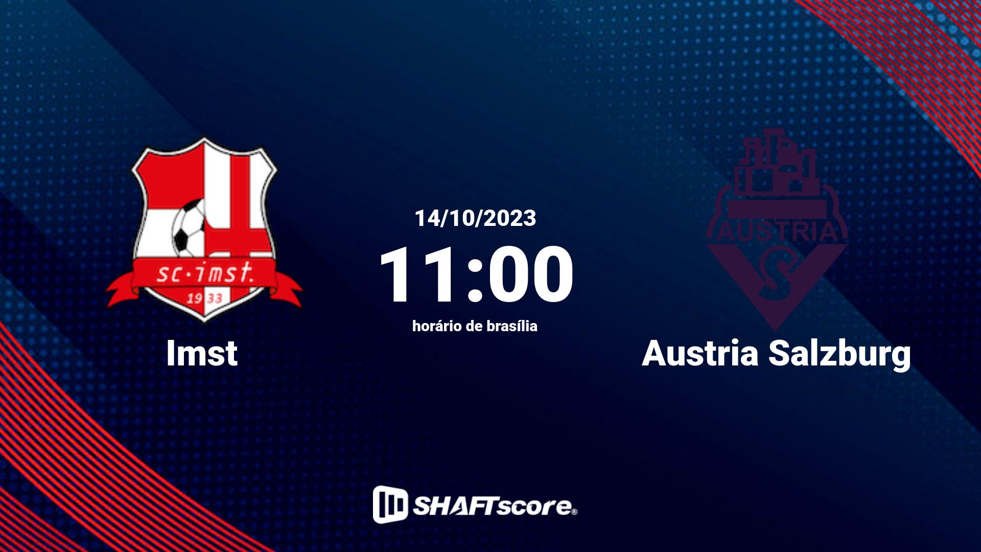 Estatísticas do jogo Imst vs Austria Salzburg 14.10 11:00