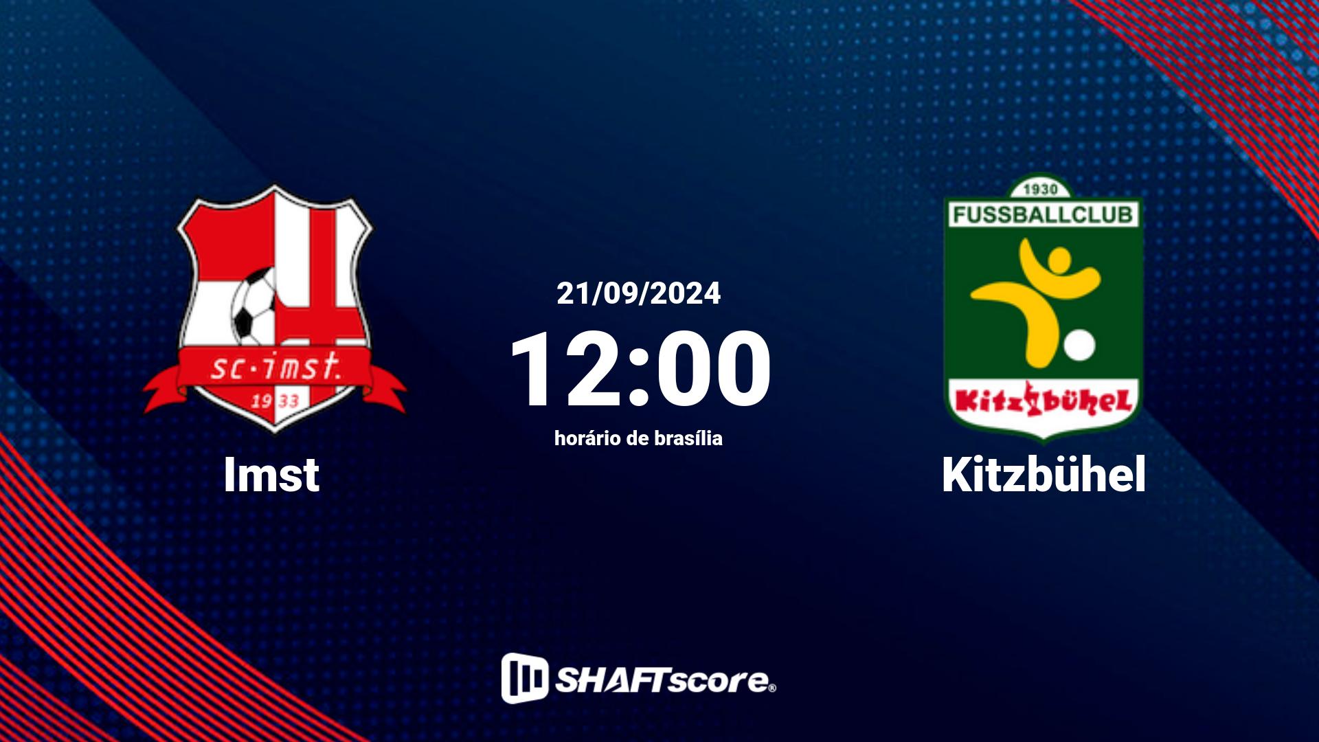 Estatísticas do jogo Imst vs Kitzbühel 21.09 12:00