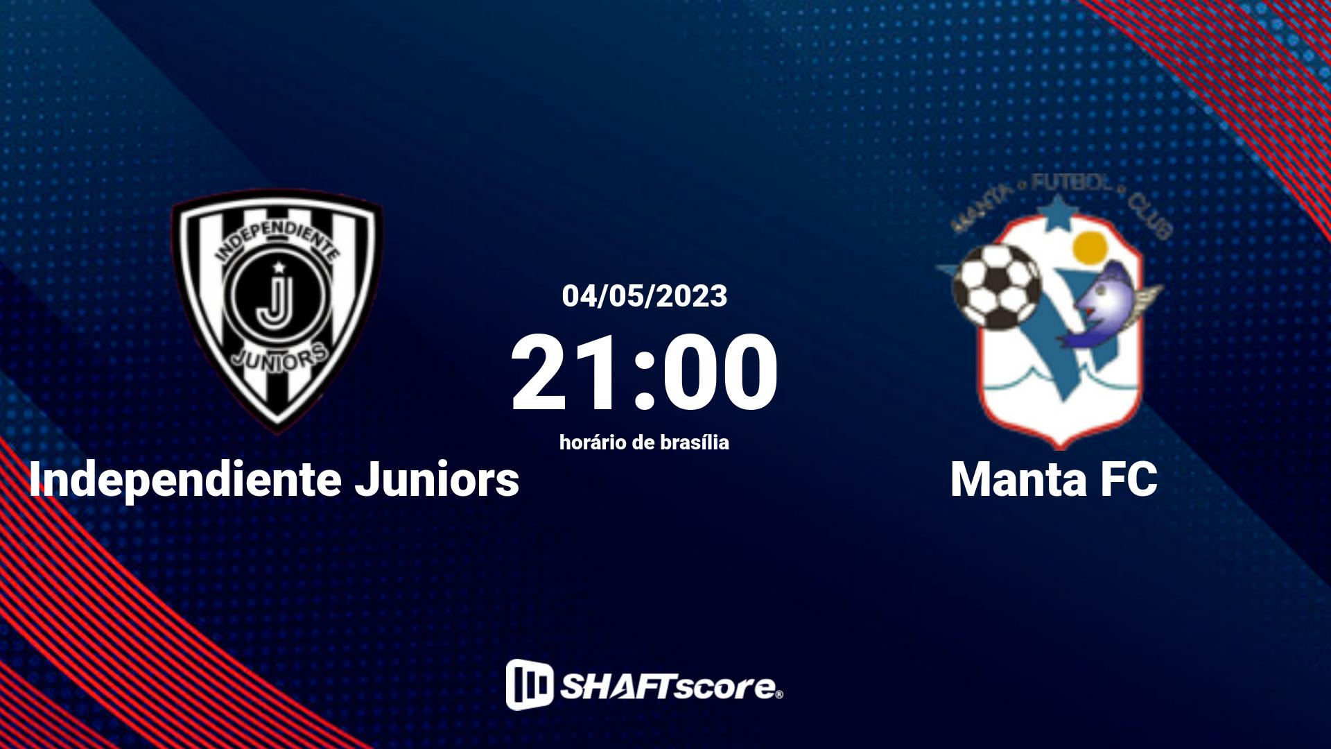 Estatísticas do jogo Independiente Juniors vs Manta FC 04.05 21:00