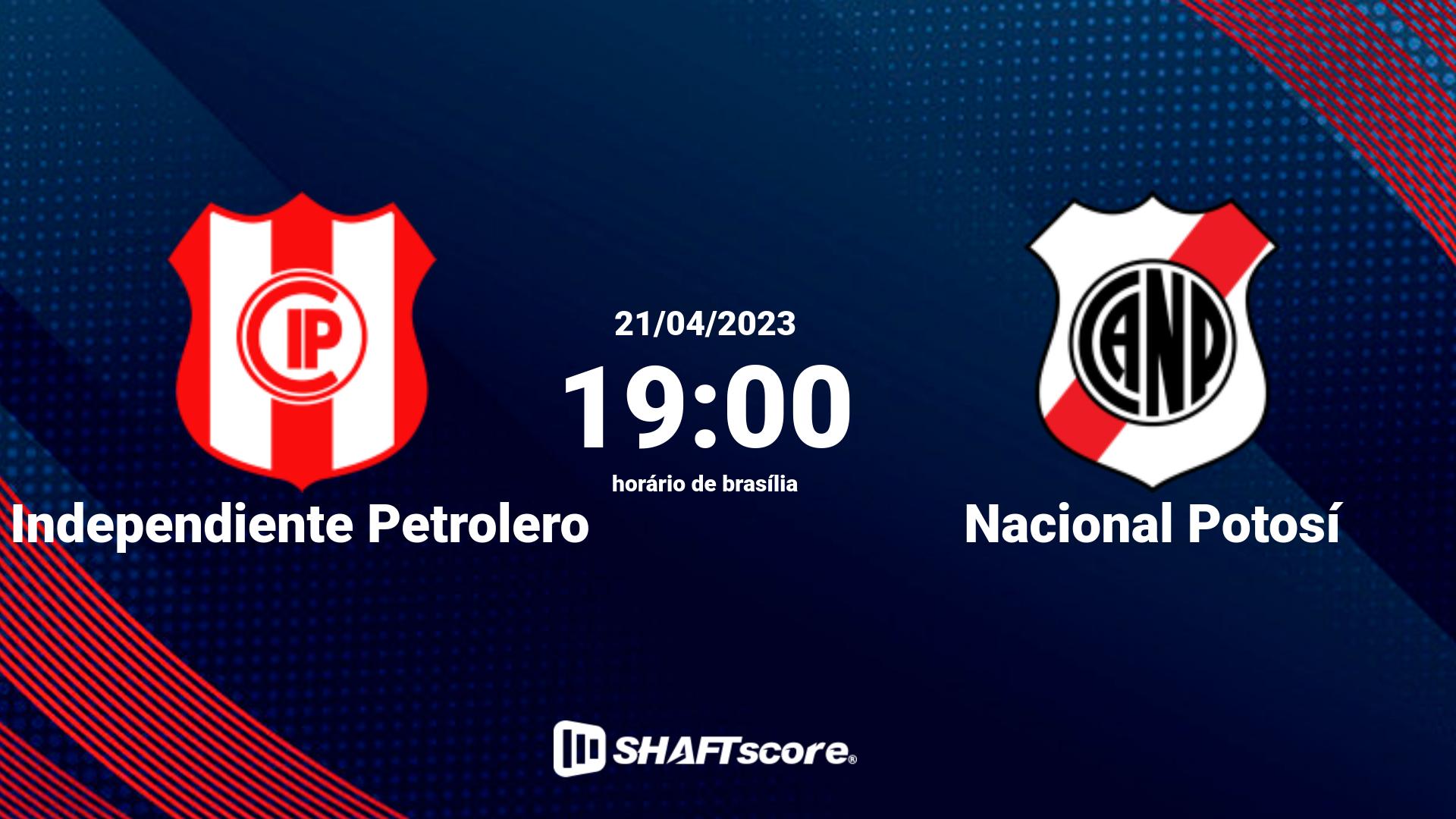 Estatísticas do jogo Independiente Petrolero vs Nacional Potosí 21.04 19:00