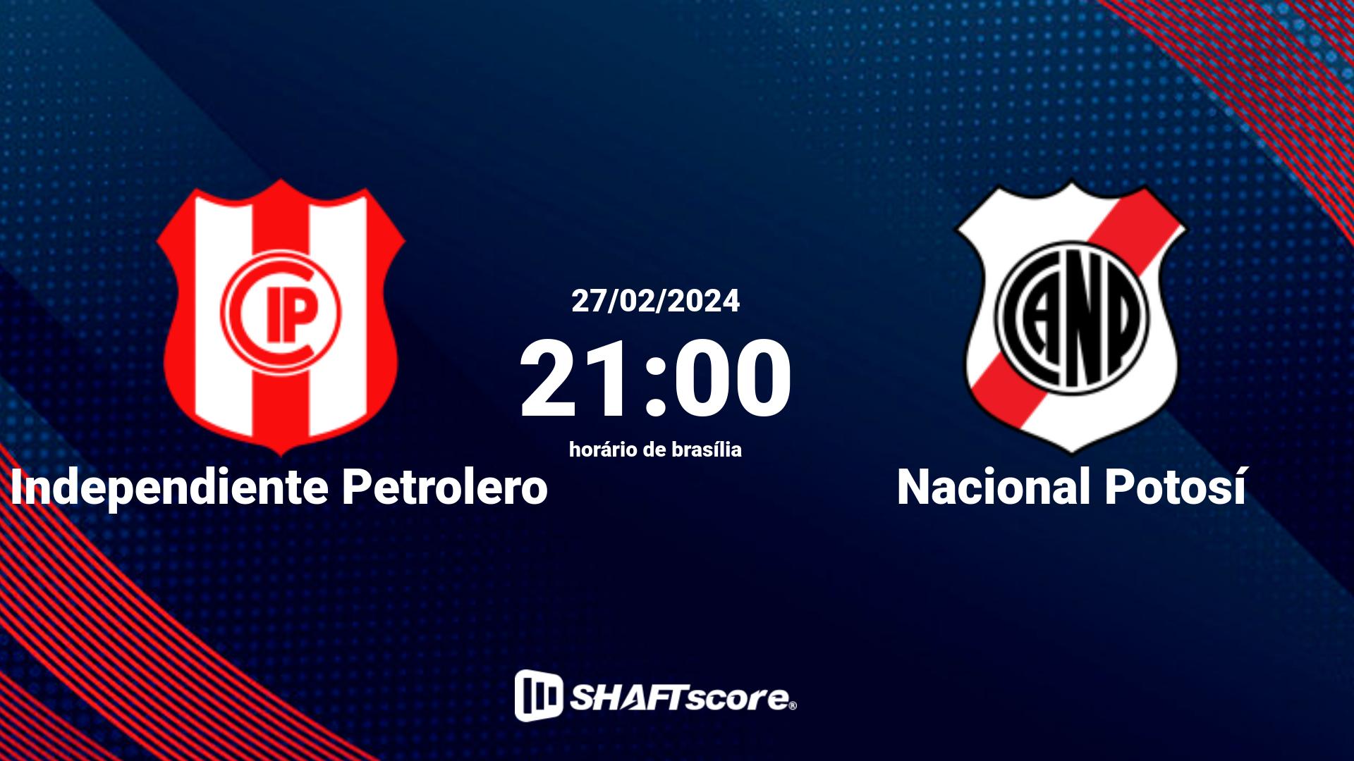 Estatísticas do jogo Independiente Petrolero vs Nacional Potosí 27.02 21:00