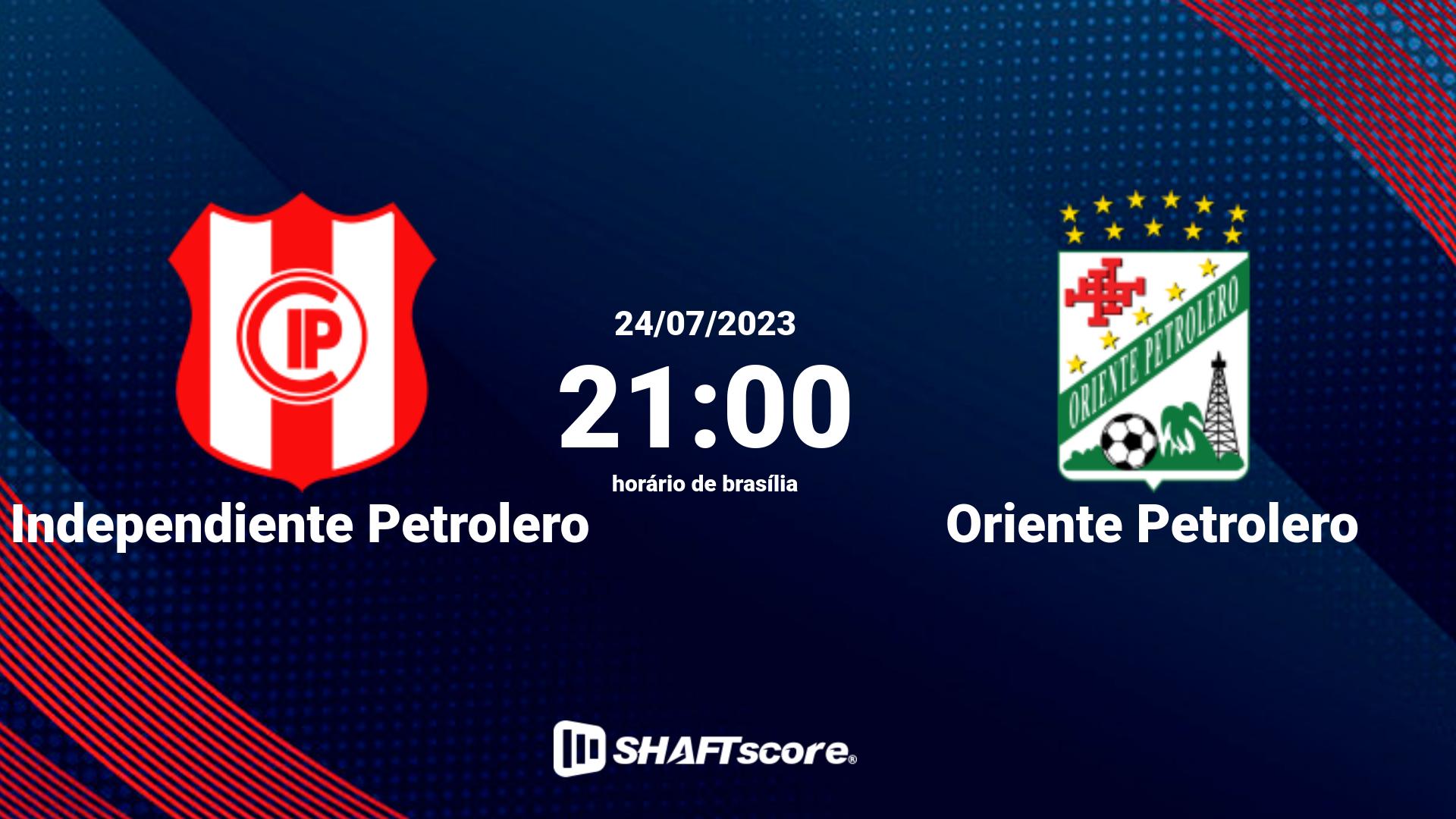 Estatísticas do jogo Independiente Petrolero vs Oriente Petrolero 24.07 21:00