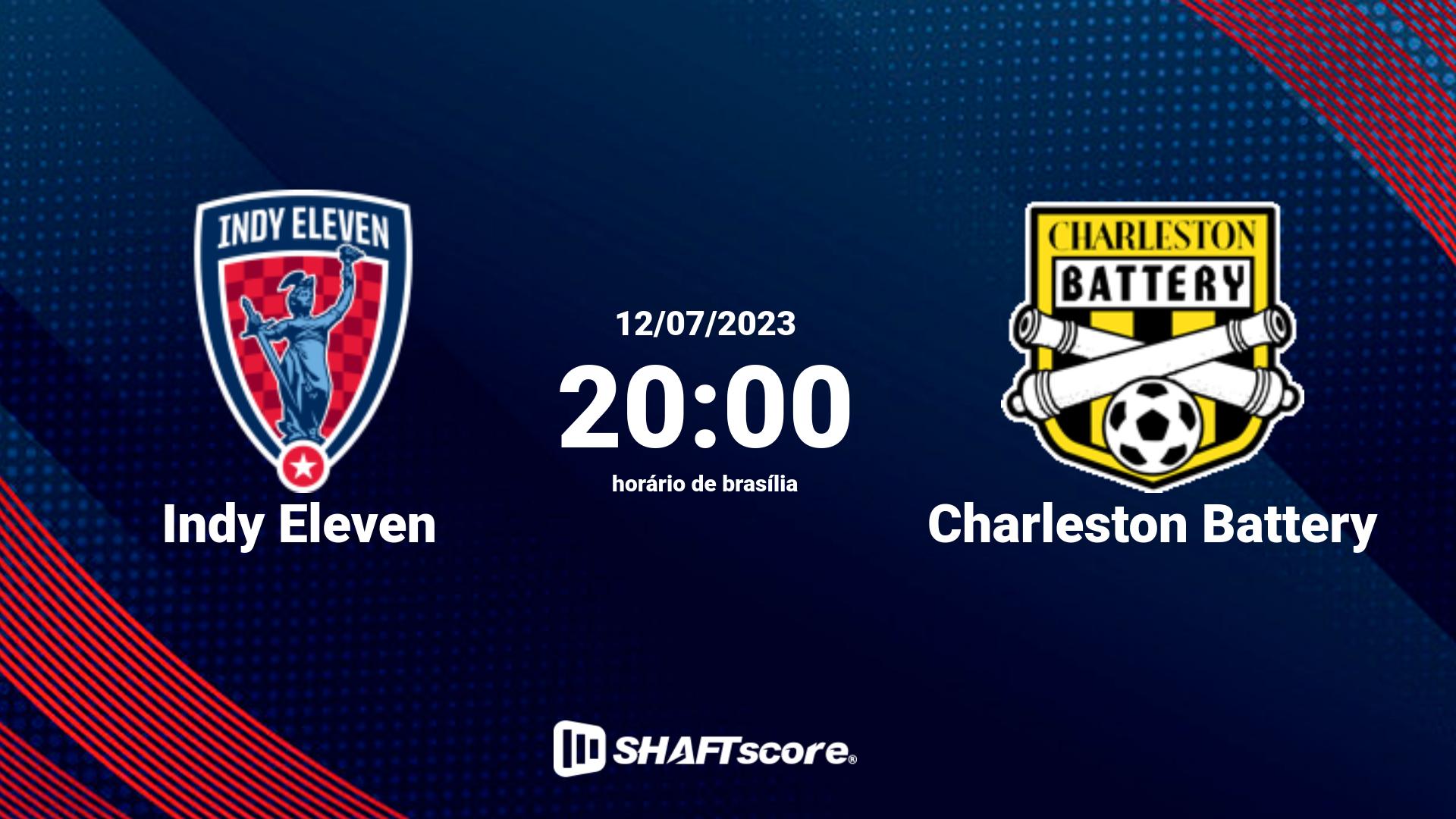 Estatísticas do jogo Indy Eleven vs Charleston Battery 12.07 20:00