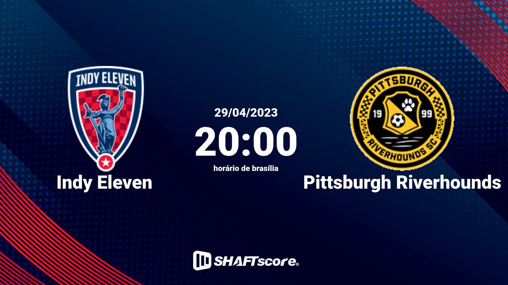 Estatísticas do jogo Indy Eleven vs Pittsburgh Riverhounds 29.04 20:00