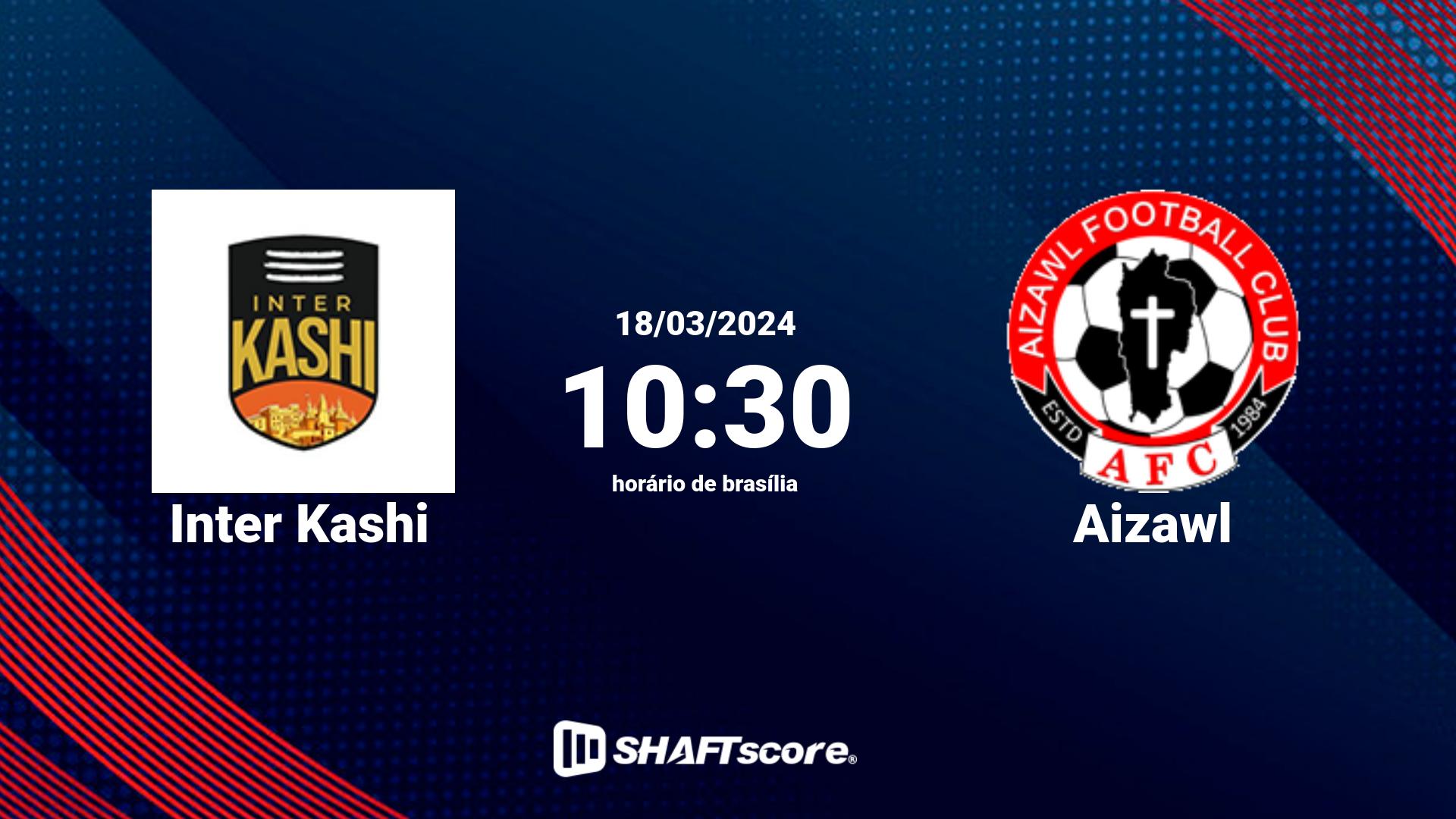 Estatísticas do jogo Inter Kashi vs Aizawl 18.03 10:30