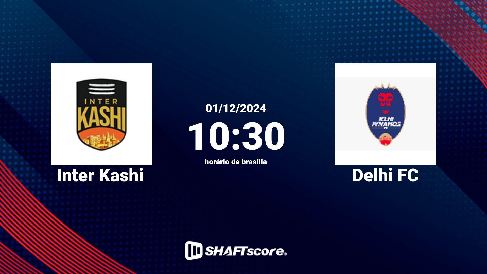 Estatísticas do jogo Inter Kashi vs Delhi FC 01.12 10:30