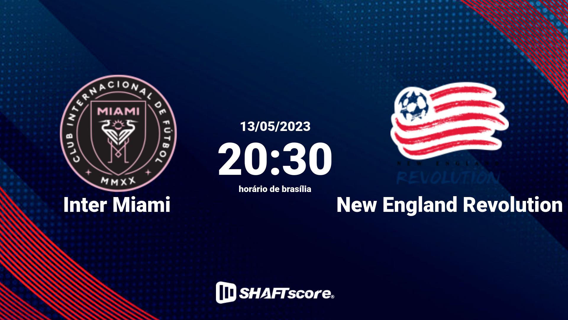 Estatísticas do jogo Inter Miami vs New England Revolution 13.05 20:30