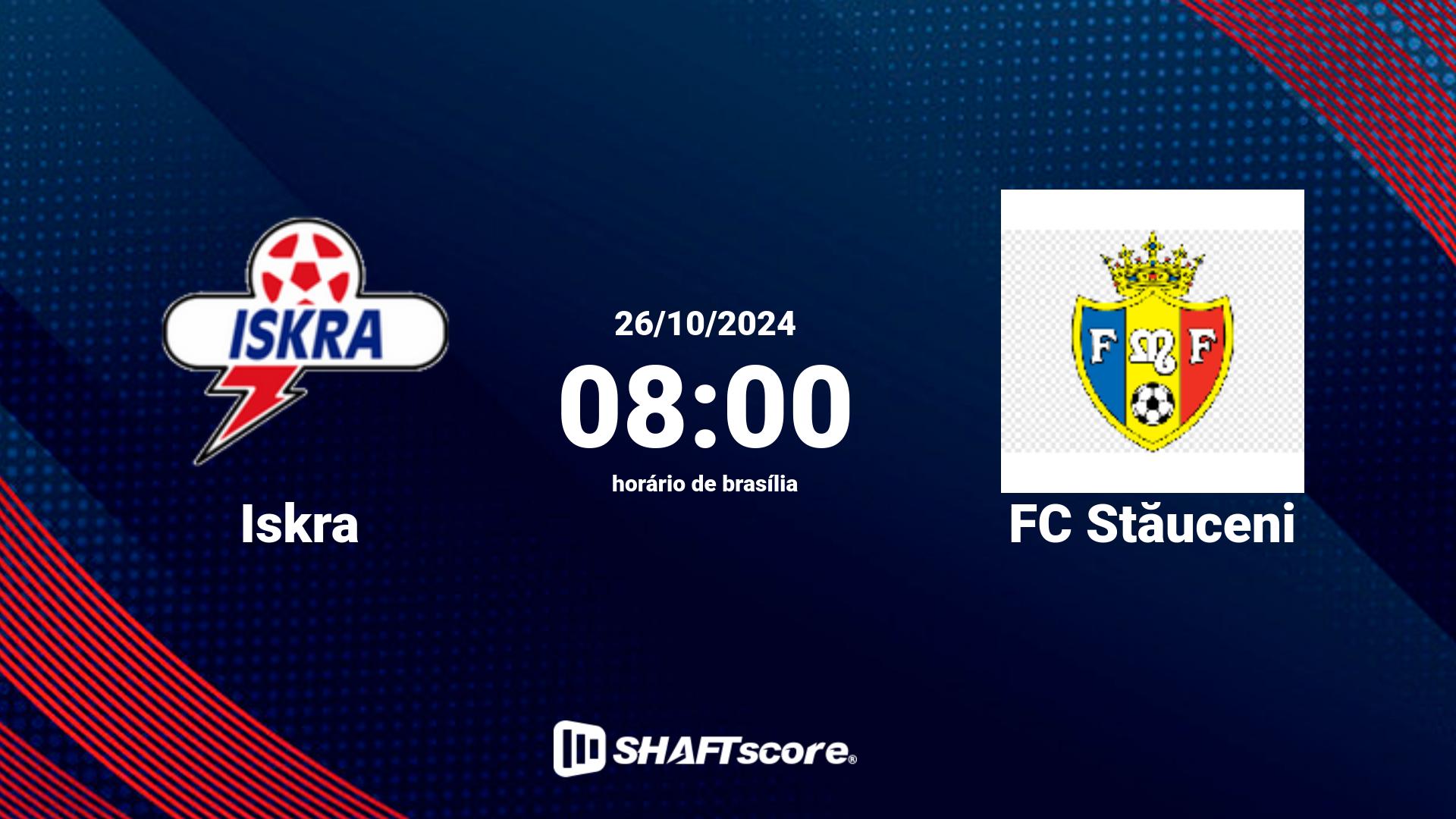 Estatísticas do jogo Iskra vs FC Stăuceni 26.10 08:00