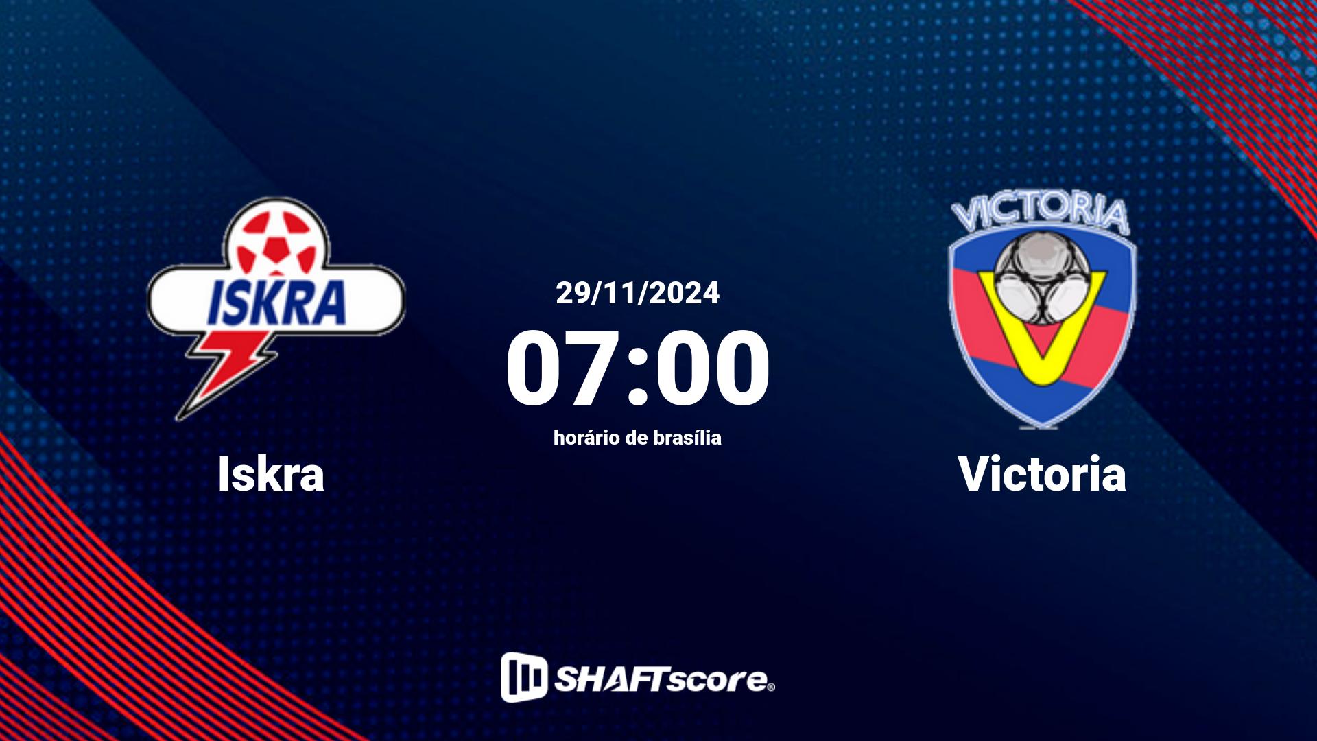 Estatísticas do jogo Iskra vs Victoria 30.11 07:00